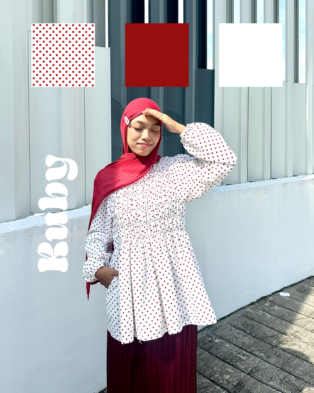 Bree Polka Smock Top