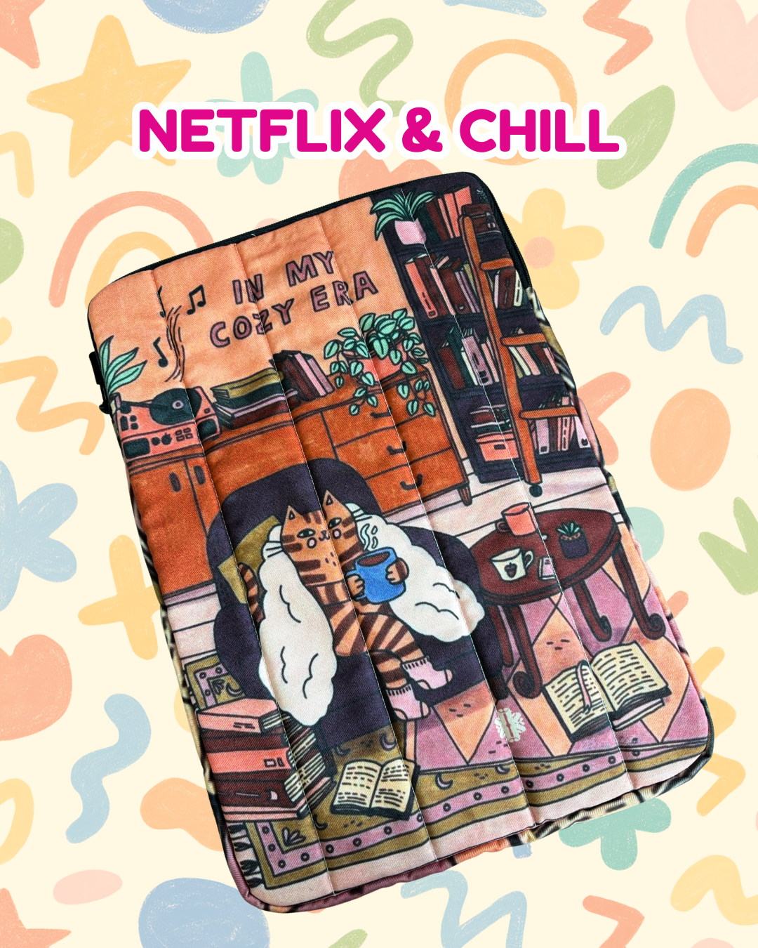 Chill Coded Puffy Laptop Sleeve