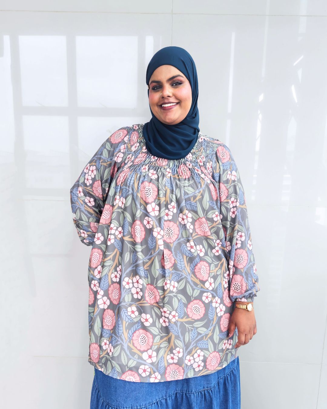 Baylie Printed Smock Tunic
