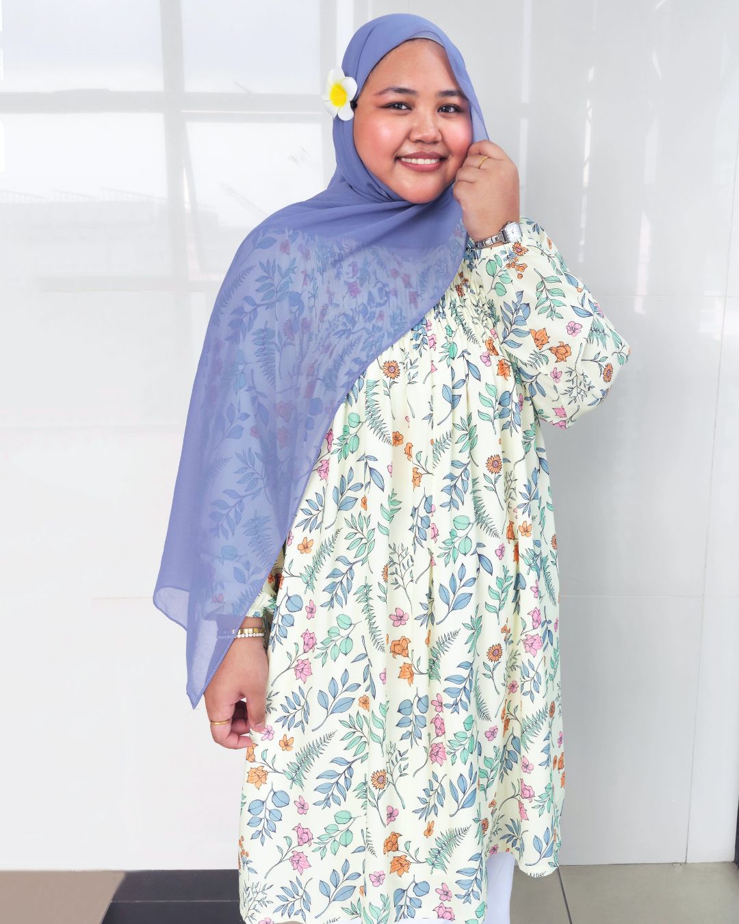 Baylie Printed Smock Tunic