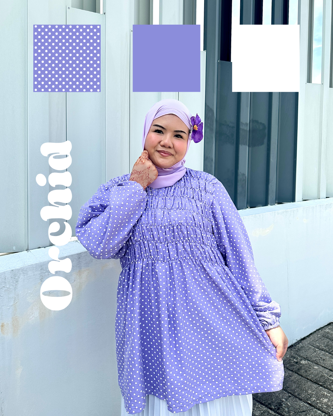 Bree Polka Smock Top