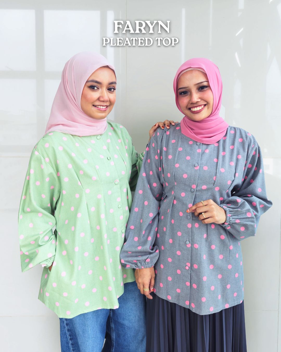 Faryn Pleated Top