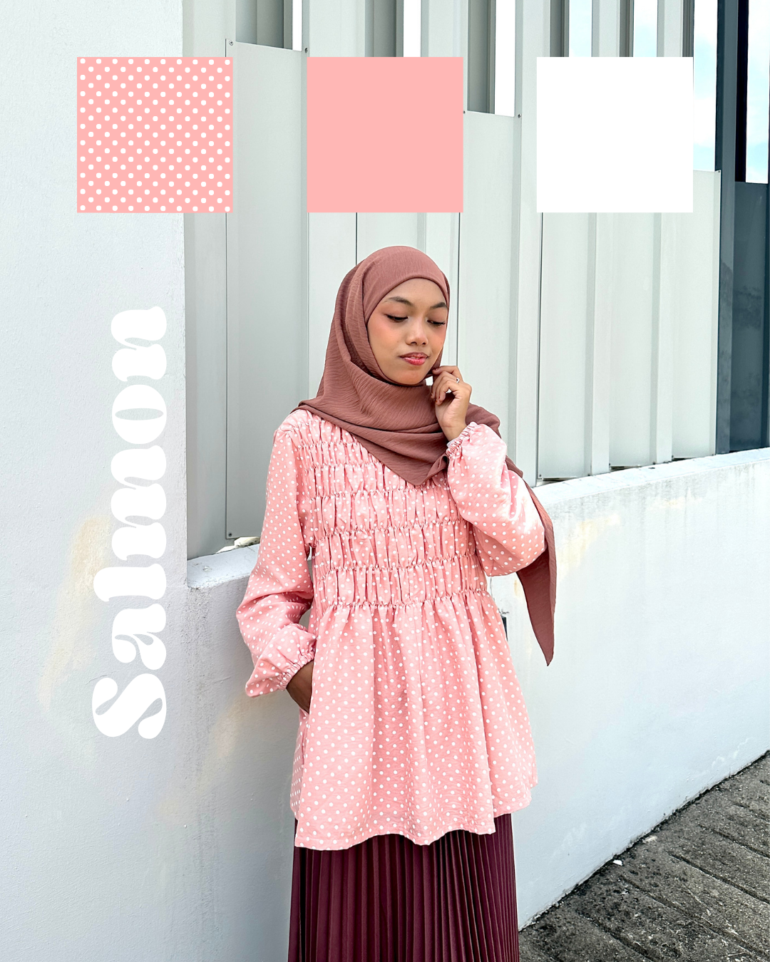 Bree Polka Smock Top
