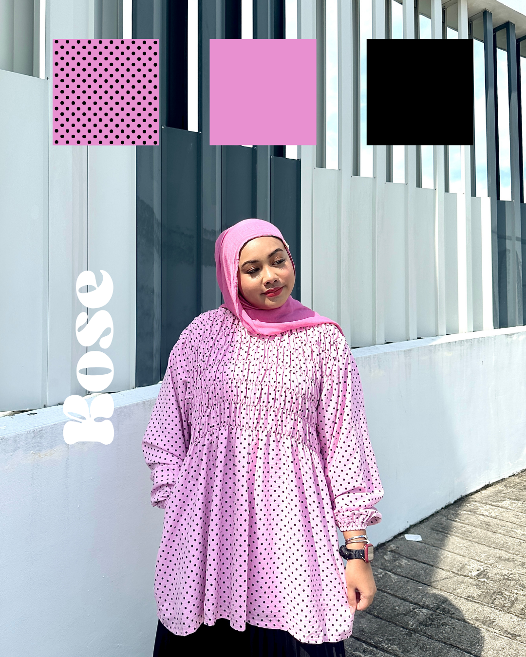 Bree Polka Smock Top