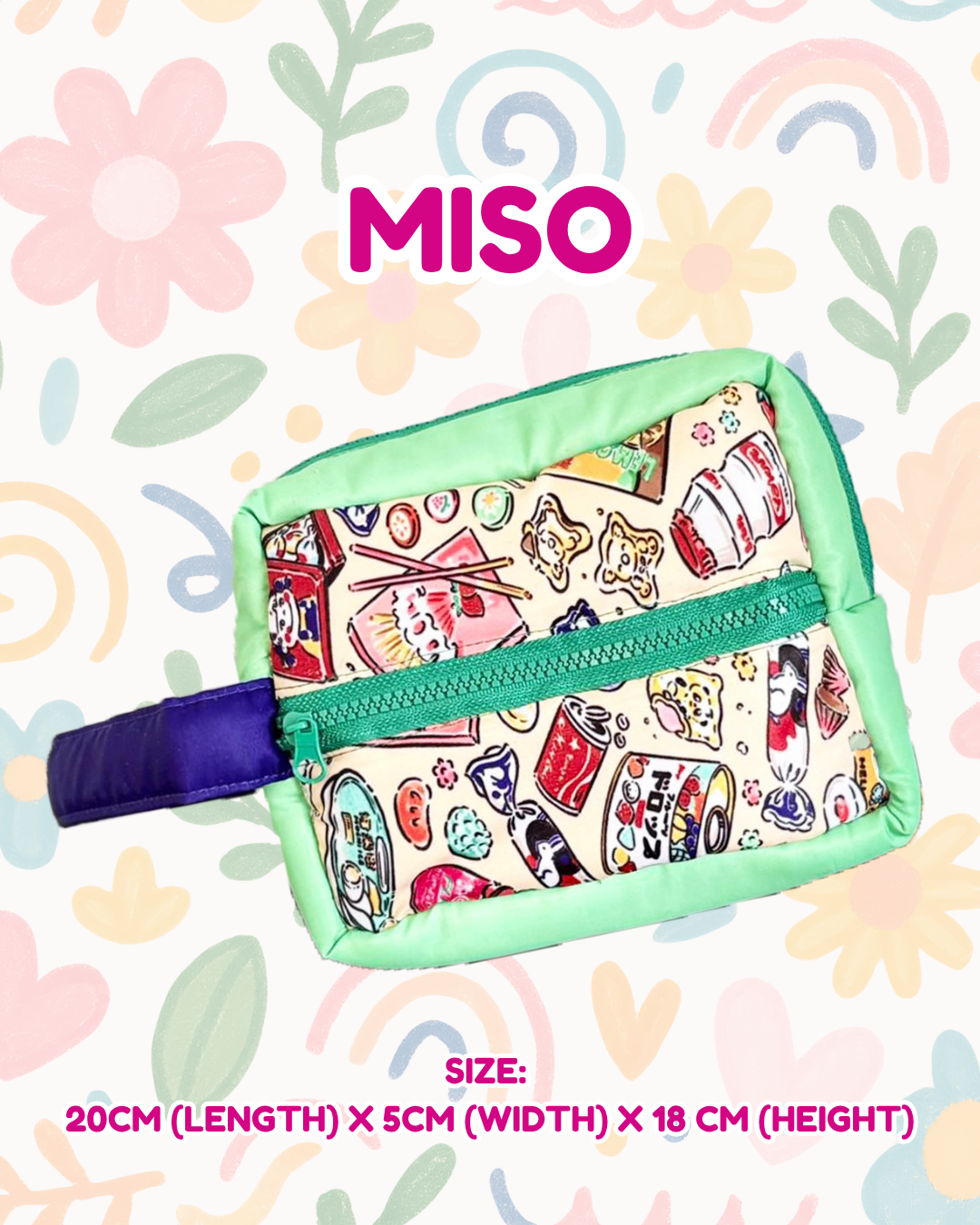 Whimsy Puffy Travel Pouch
