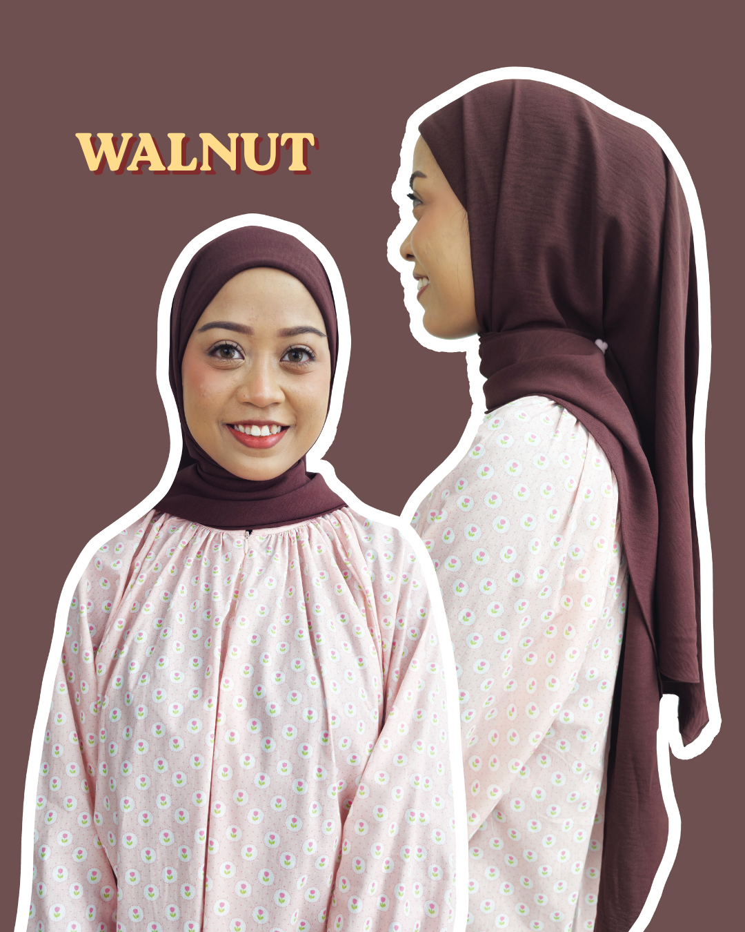 Plain Series: Instant Bawal Hijab in Crinkle