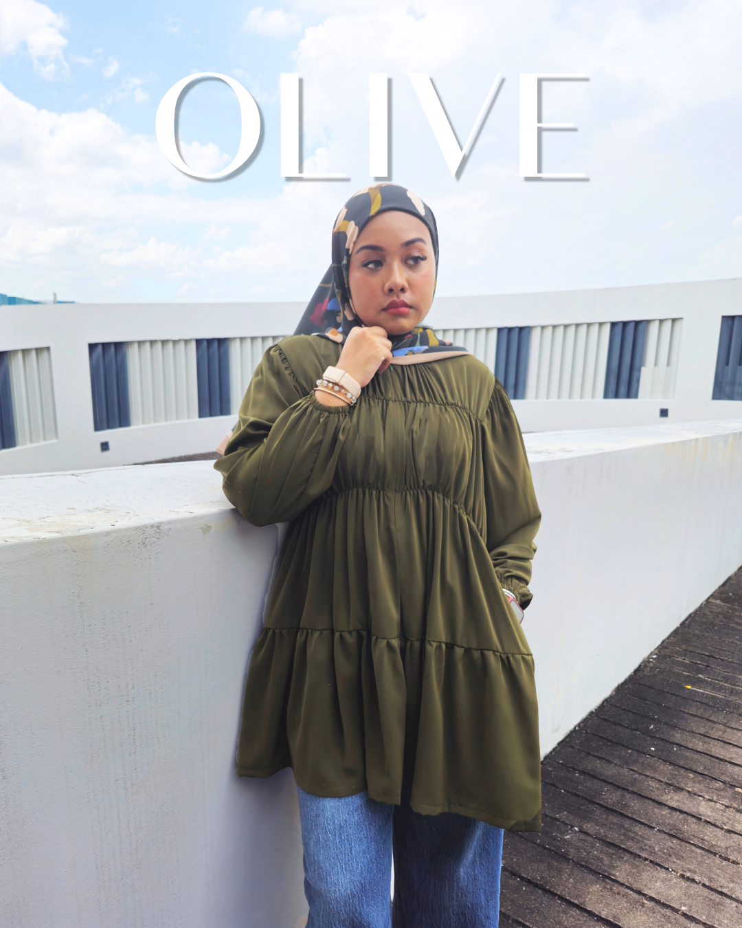 Blaire 2.0 Plain Smock Top