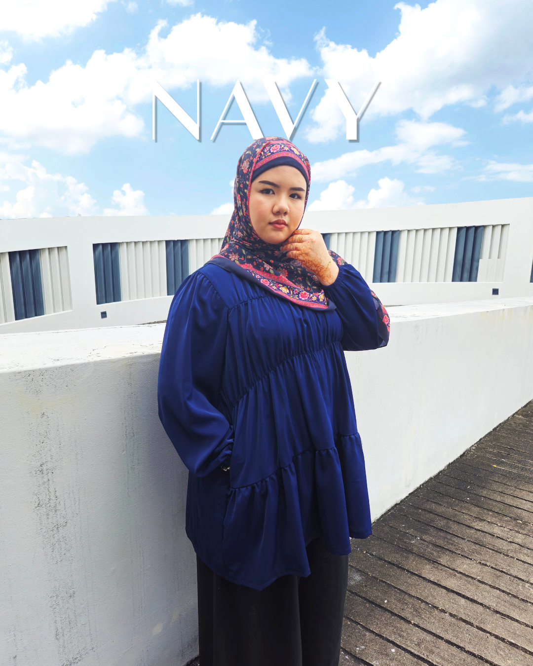 Blaire 2.0 Plain Smock Top