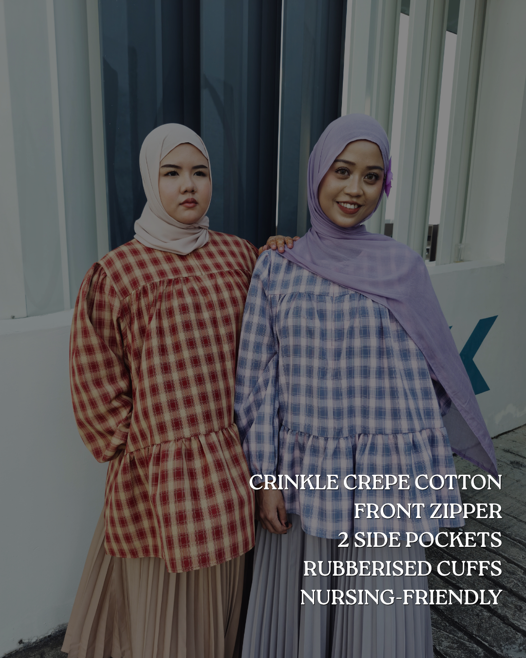 Dawn 2.0 Gingham Checkered Top
