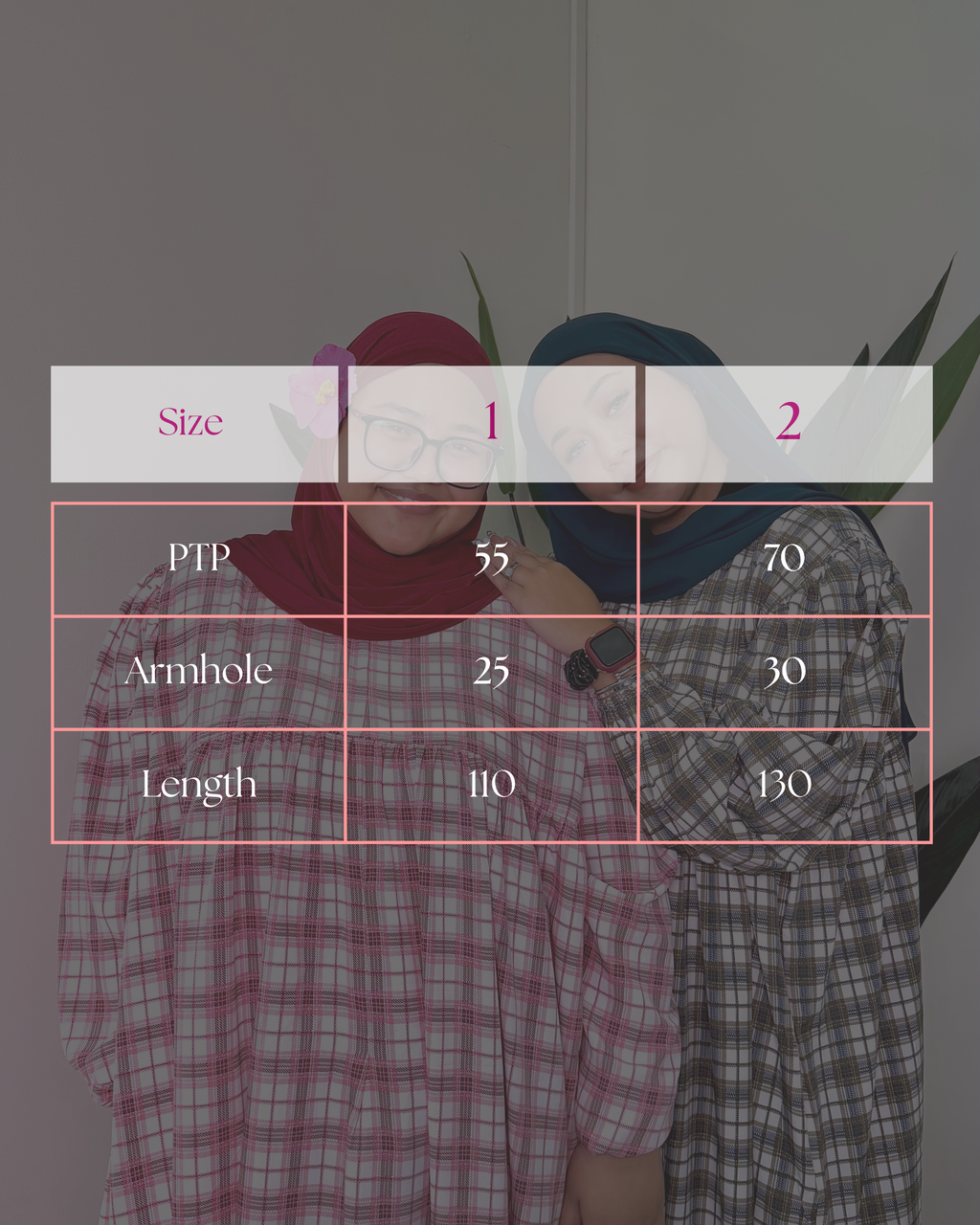 Nayli Checkered Midi