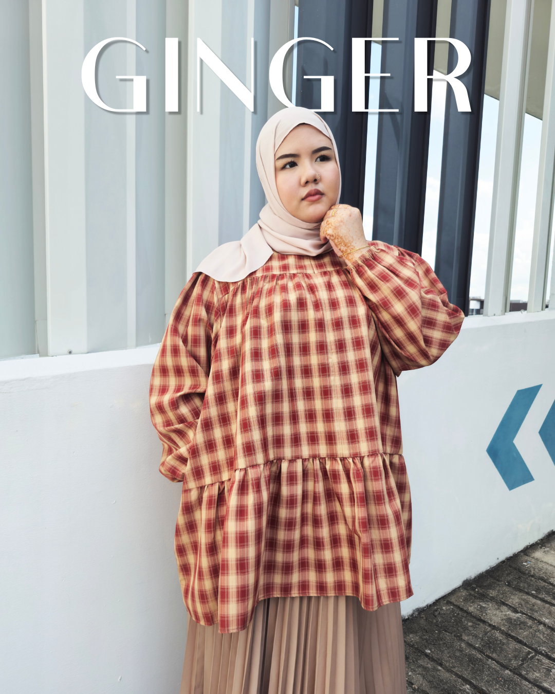 Dawn 2.0 Gingham Checkered Top