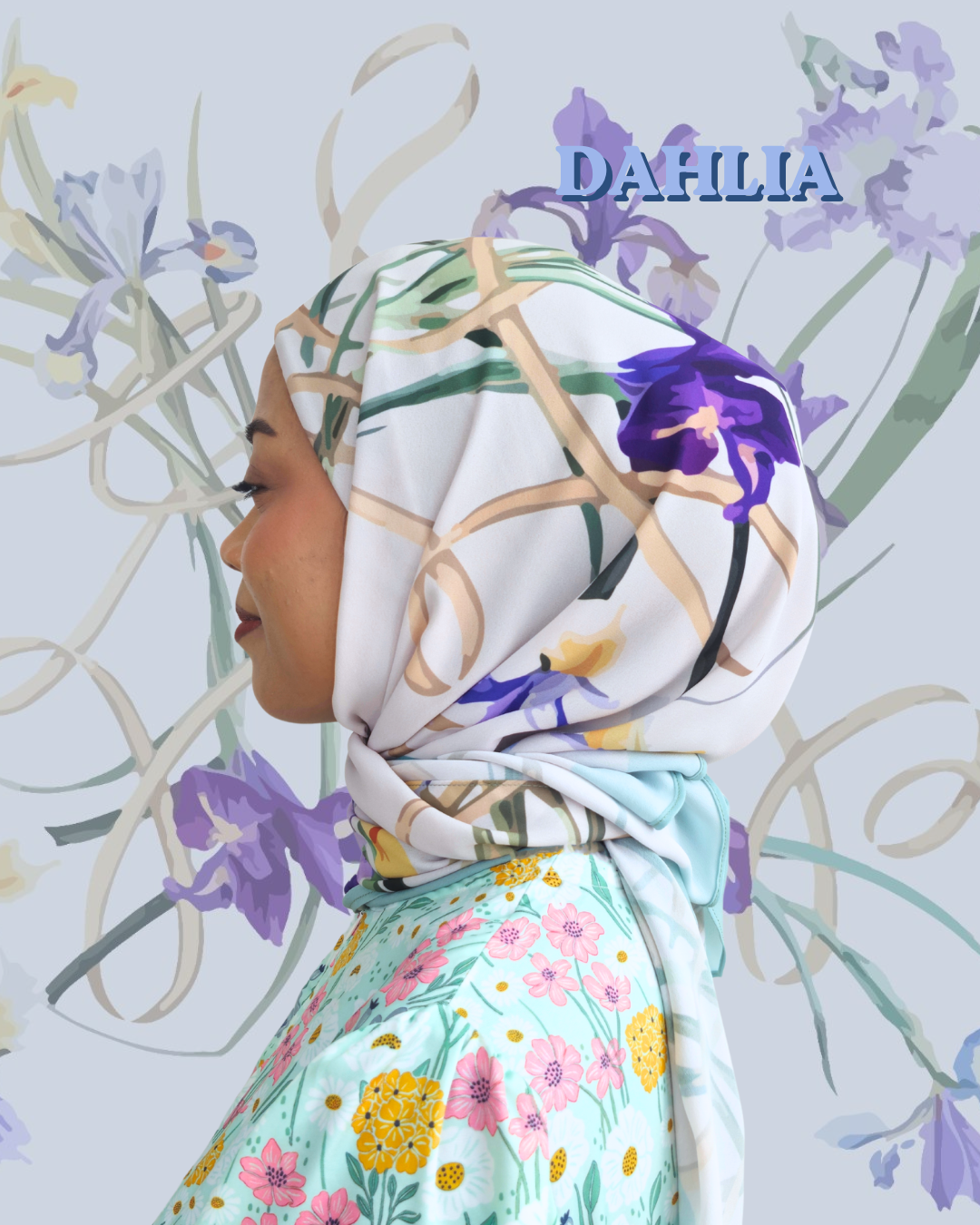 Secret Garden Hijab Collection (2M Shawl, 2M Shawl With Inner, 50" Bawal, 50" Instant Bawal With Inner)