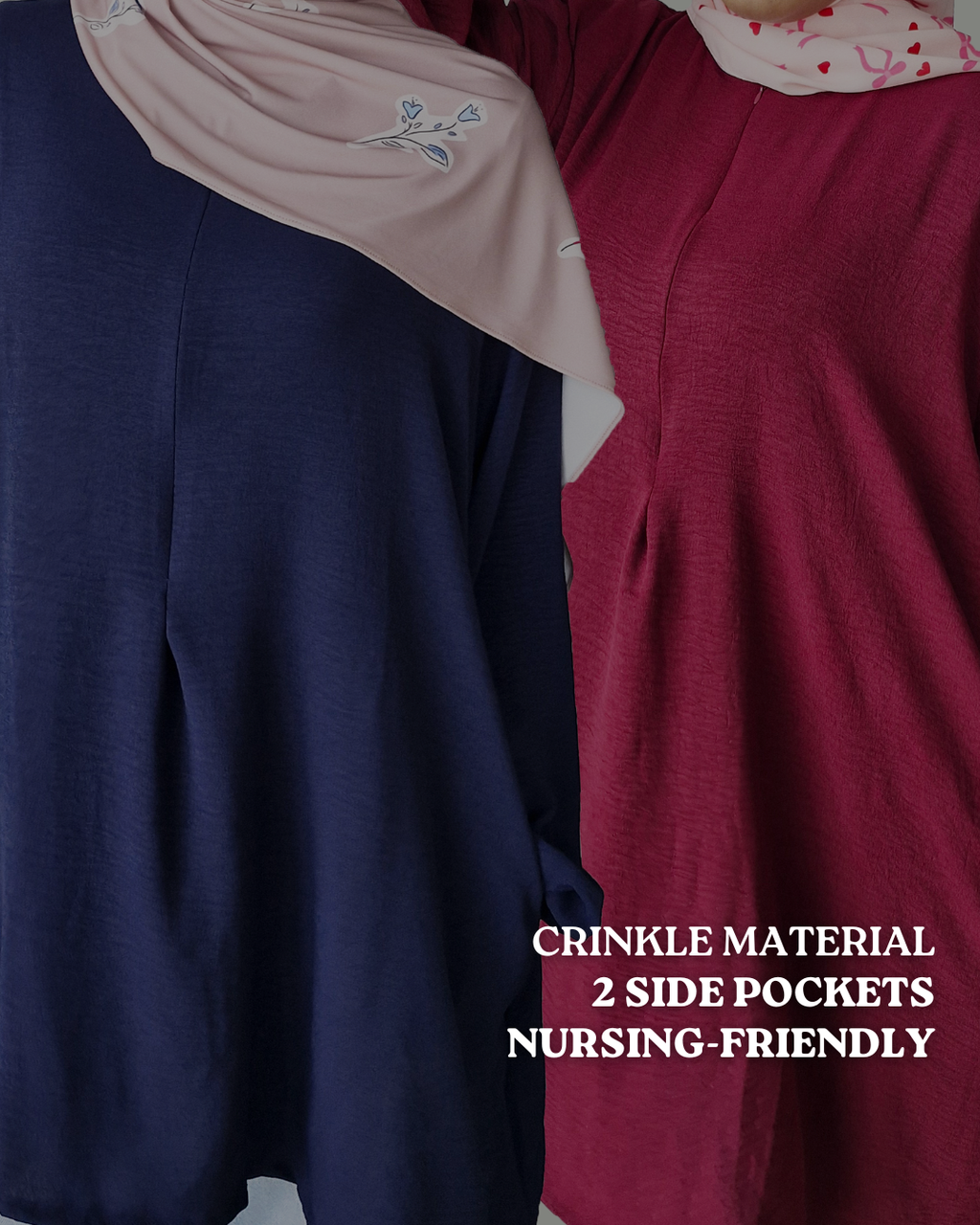 Thea Crinkle Basic Top