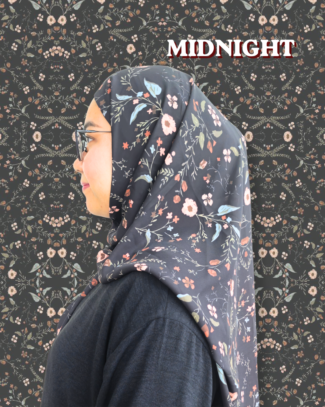 Secret Garden Hijab Collection (2M Shawl, 2M Shawl With Inner, 50" Bawal, 50" Instant Bawal With Inner)