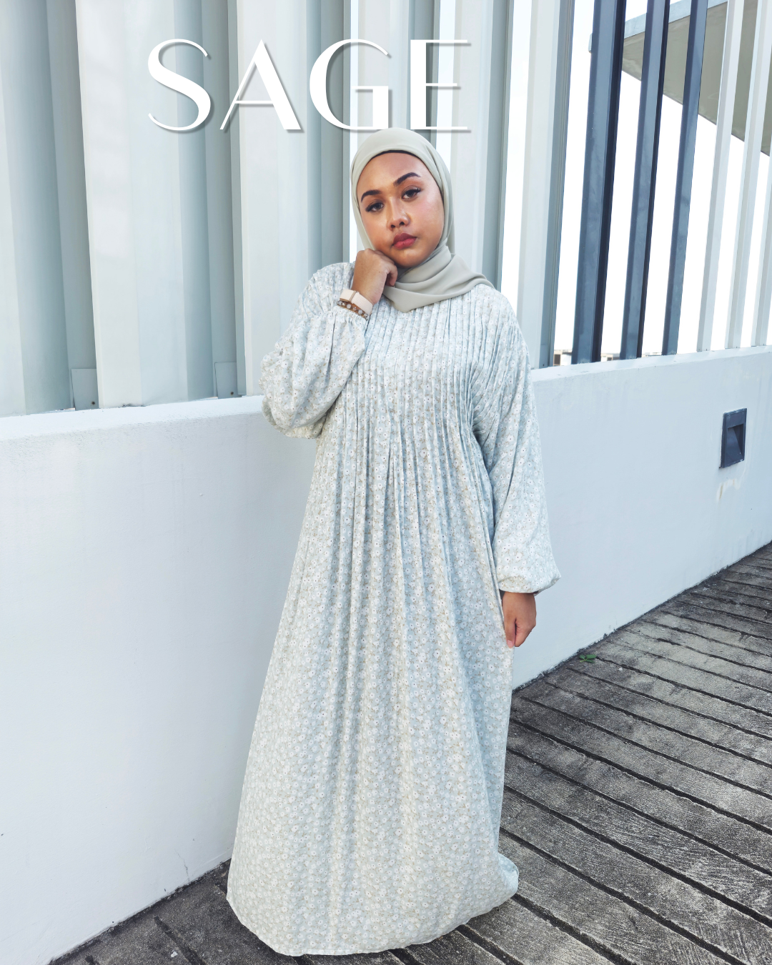 Fasya Pleated Dress