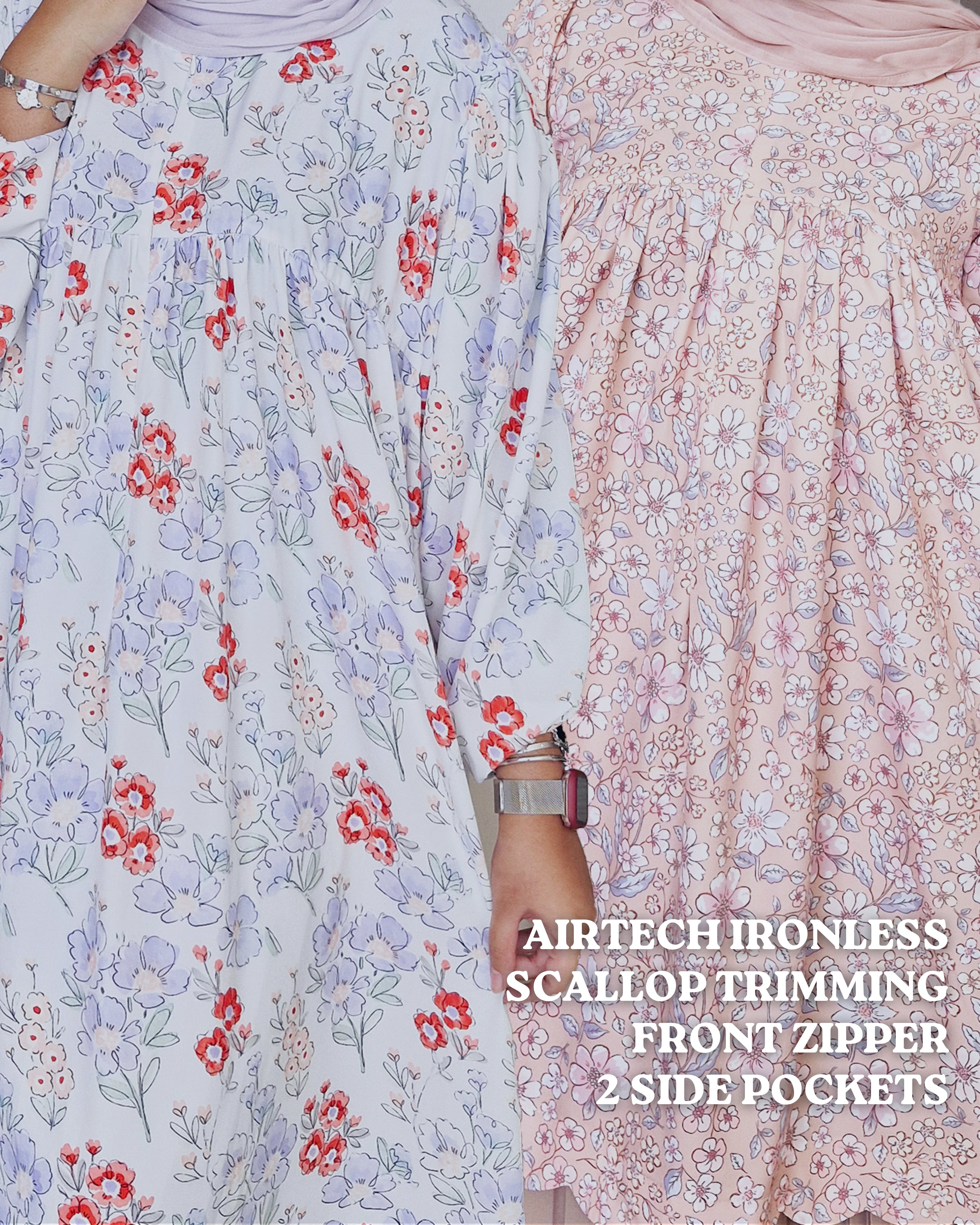 Nayla Scallop Printed Tunic