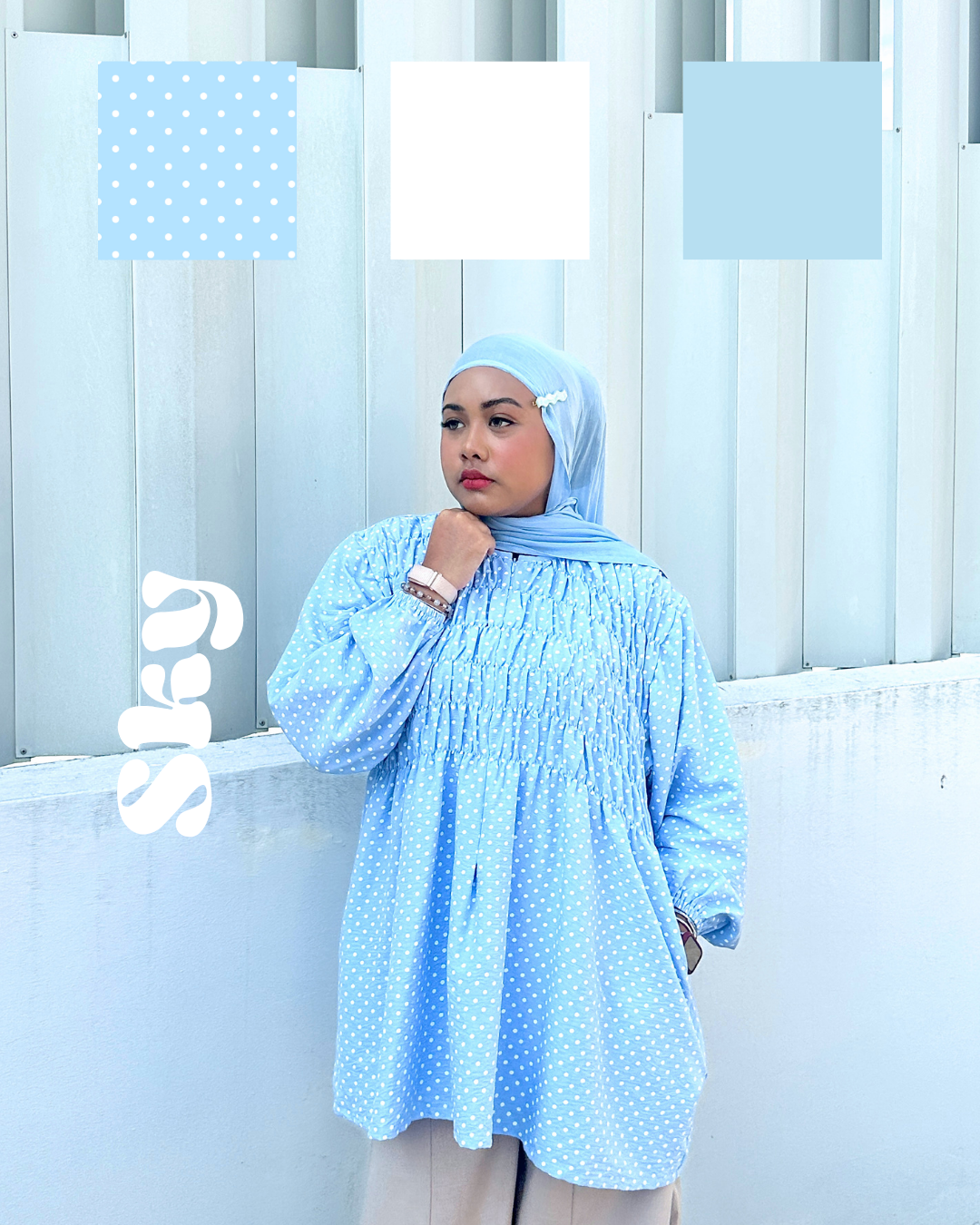 Bree Polka Smock Top