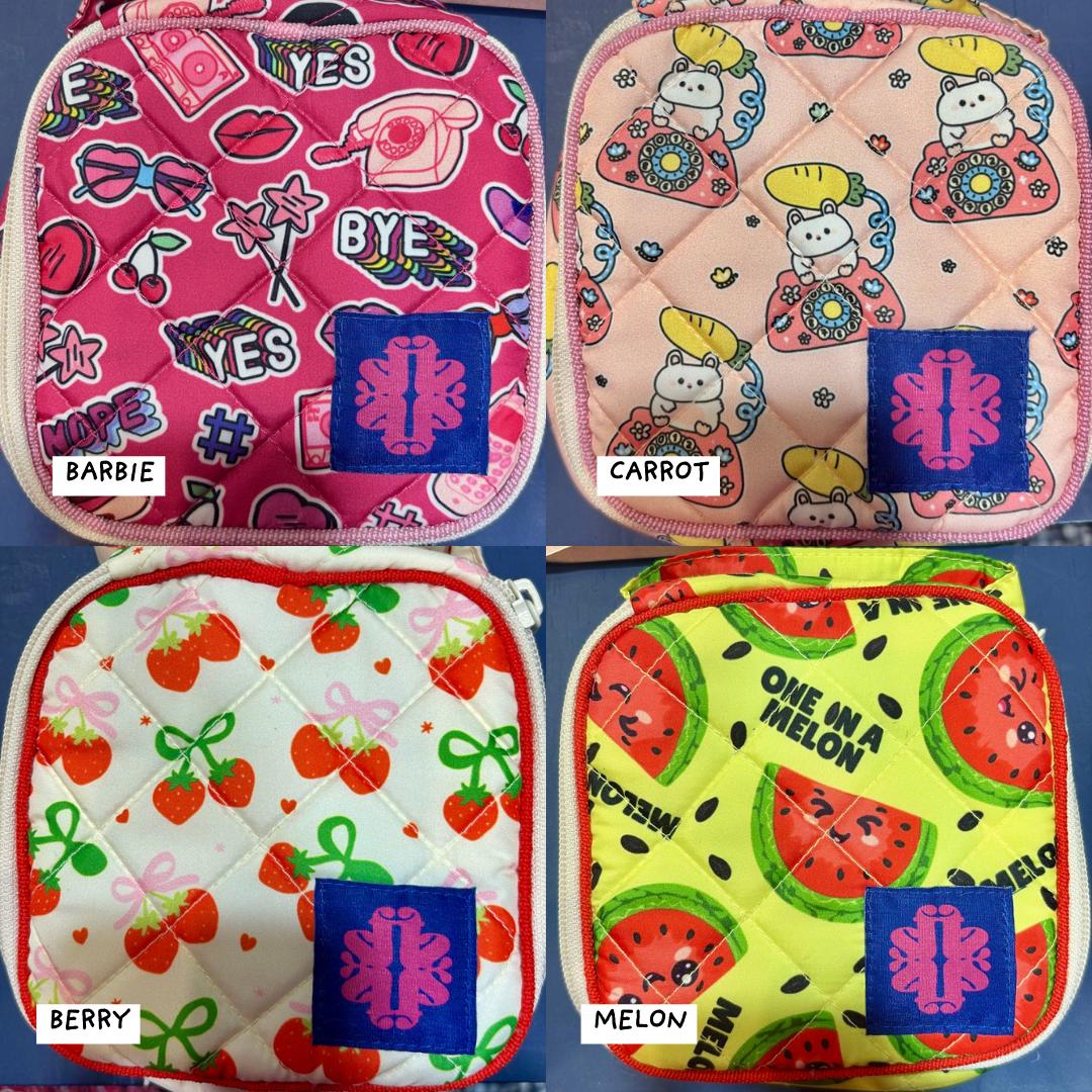Whimsy Printed Travel Pouch