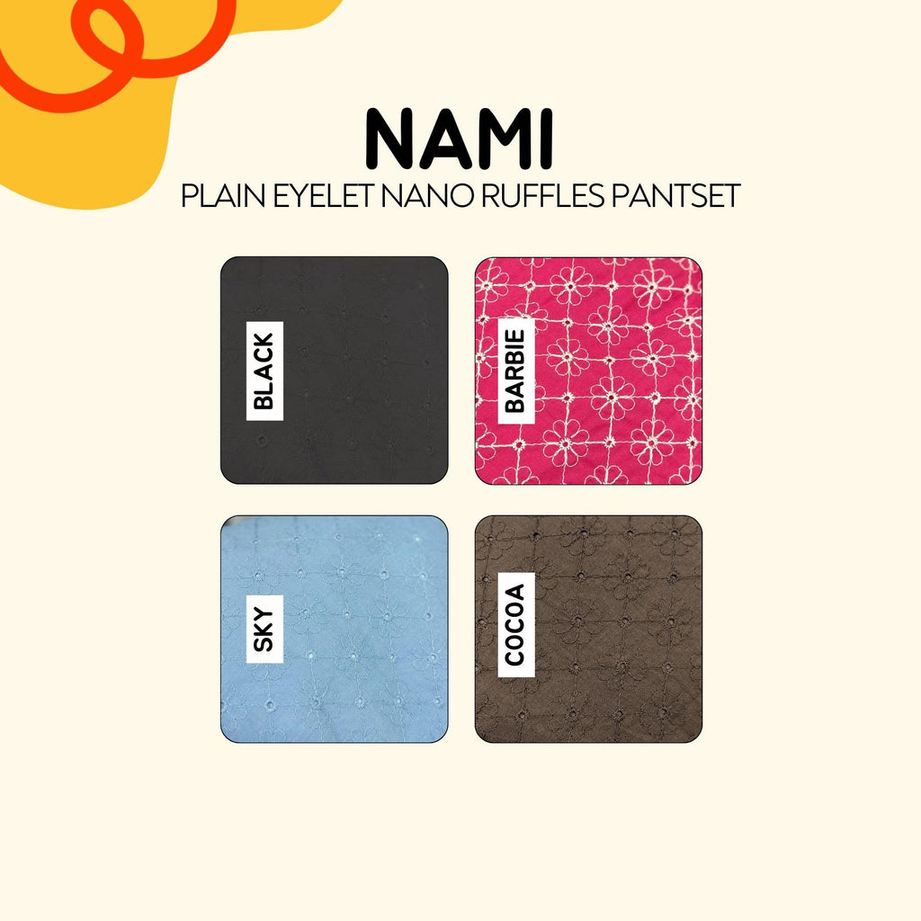 Nami Plain Eyelet Pantset (with Nano Ruffles)
