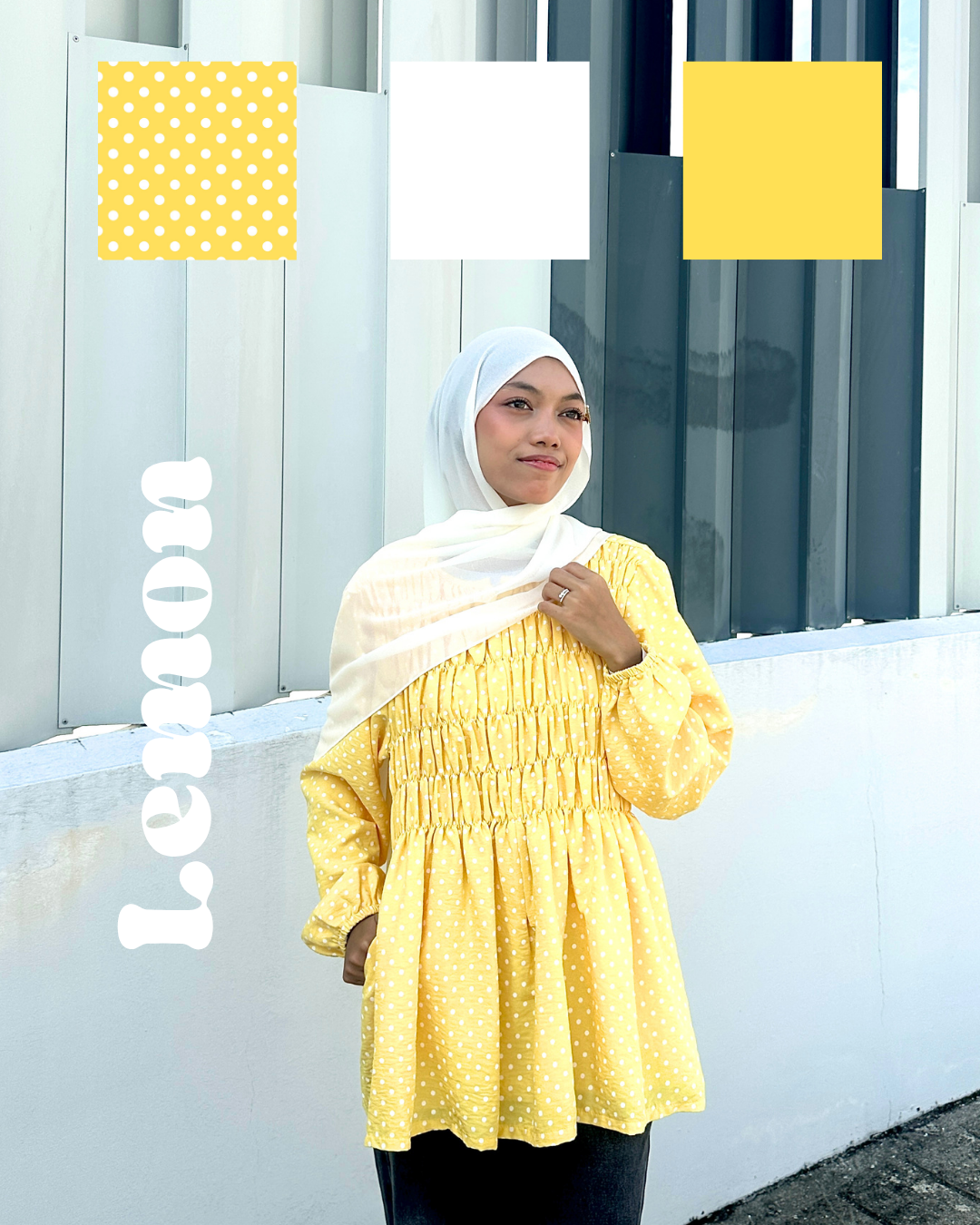 Bree Polka Smock Top