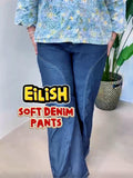 EILISH Soft Denim Pants with Pockets