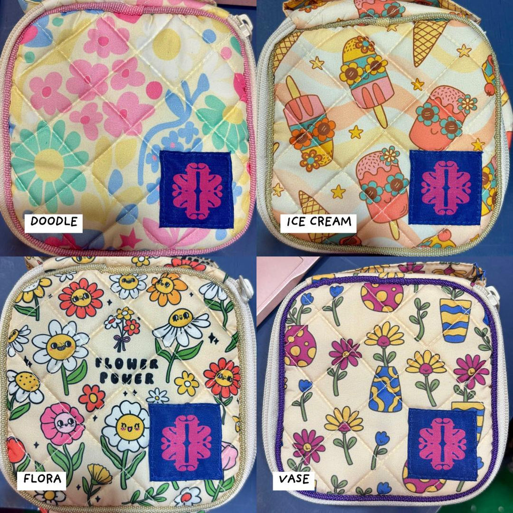 Whimsy Printed Travel Pouch