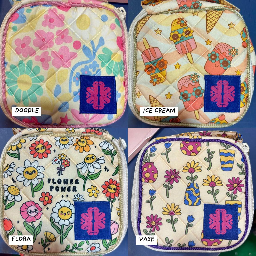 Whimsy Printed Travel Pouch