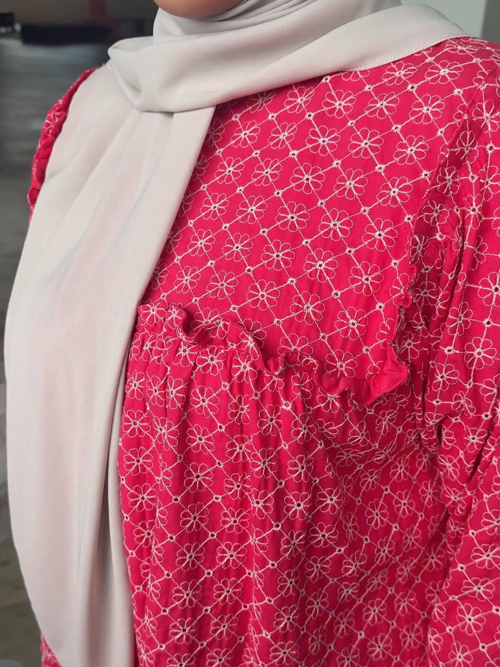 Nami Plain Eyelet Pantset (with Nano Ruffles)