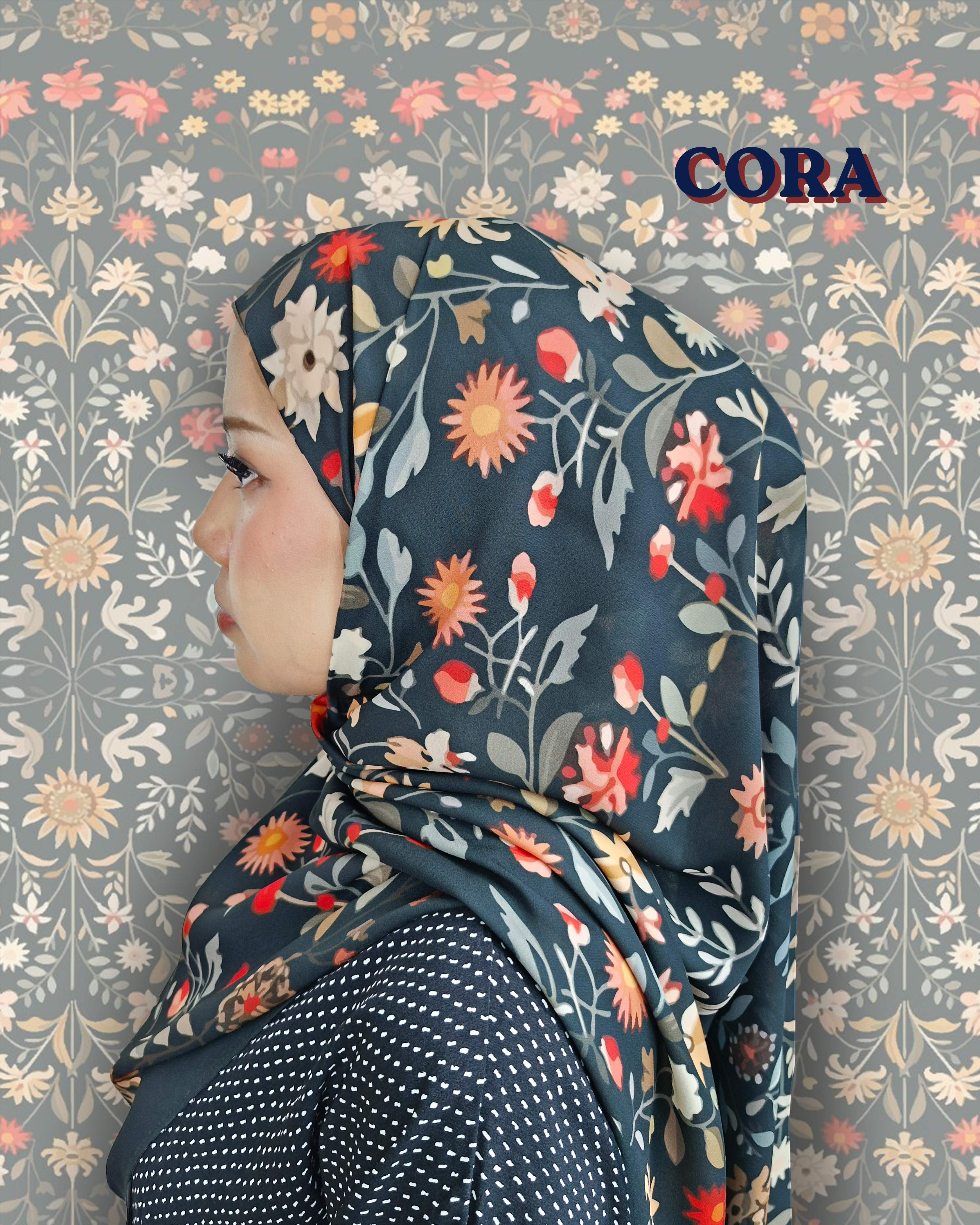 Secret Garden Hijab Collection (2M Shawl, 2M Shawl With Inner, 50" Bawal, 50" Instant Bawal With Inner)