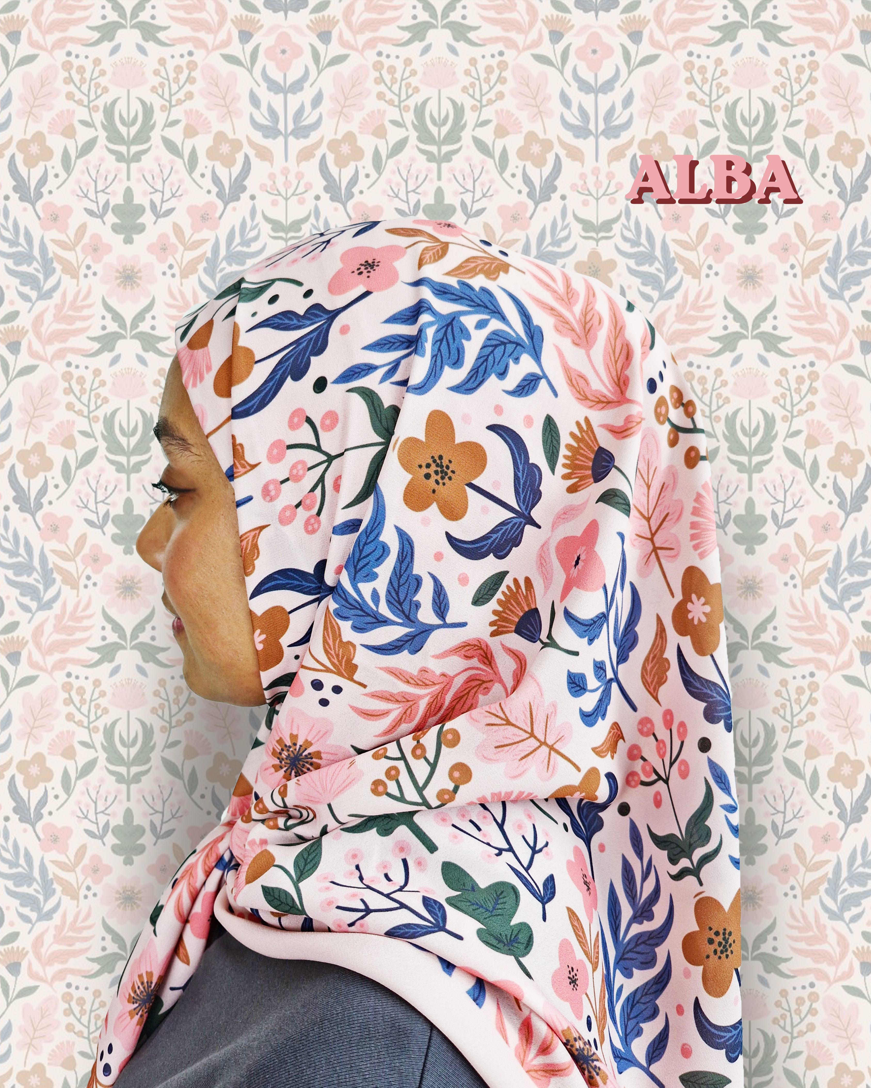 Secret Garden Hijab Collection (2M Shawl, 2M Shawl With Inner, 50" Bawal, 50" Instant Bawal With Inner)