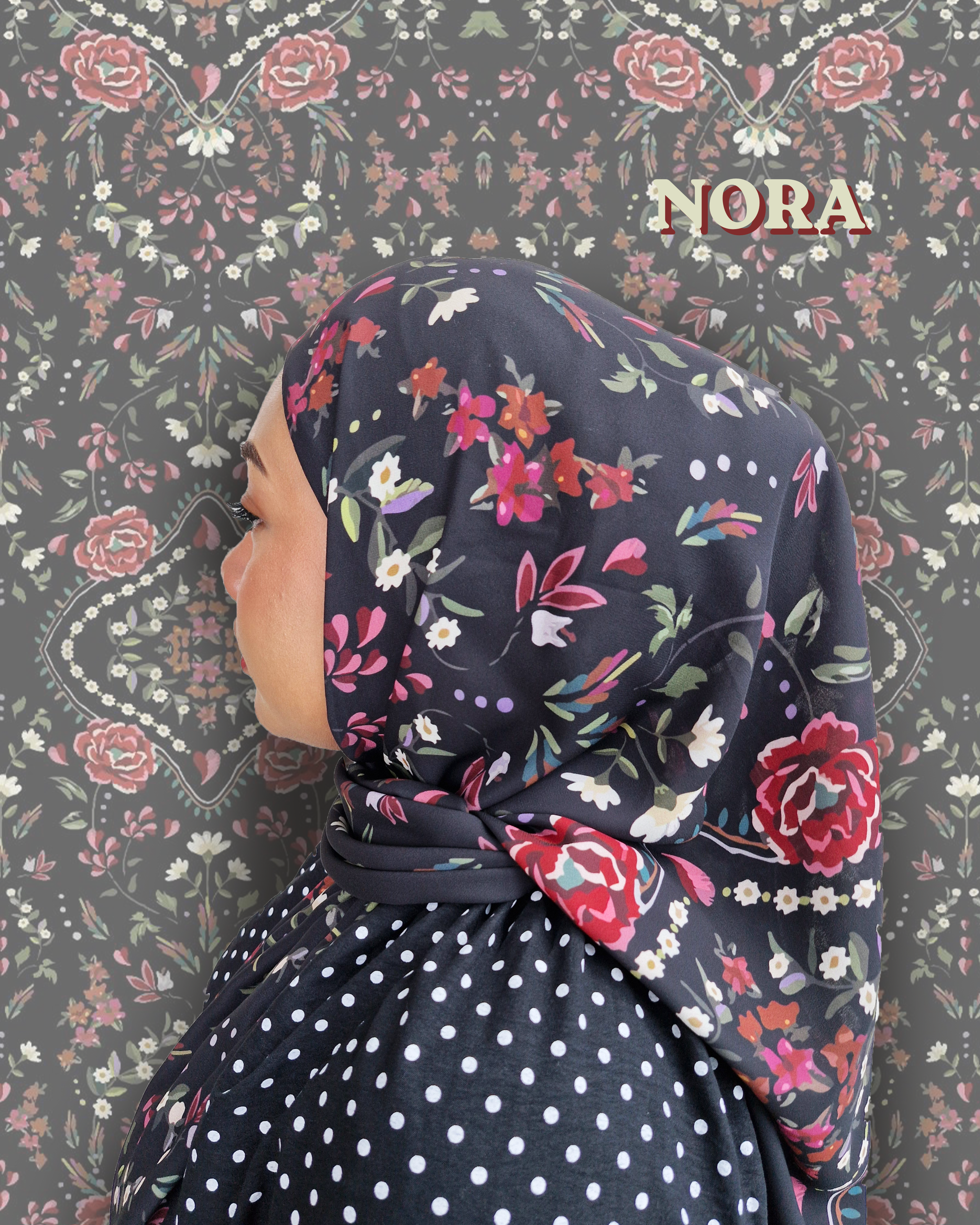 Secret Garden Hijab Collection (2M Shawl, 2M Shawl With Inner, 50" Bawal, 50" Instant Bawal With Inner)