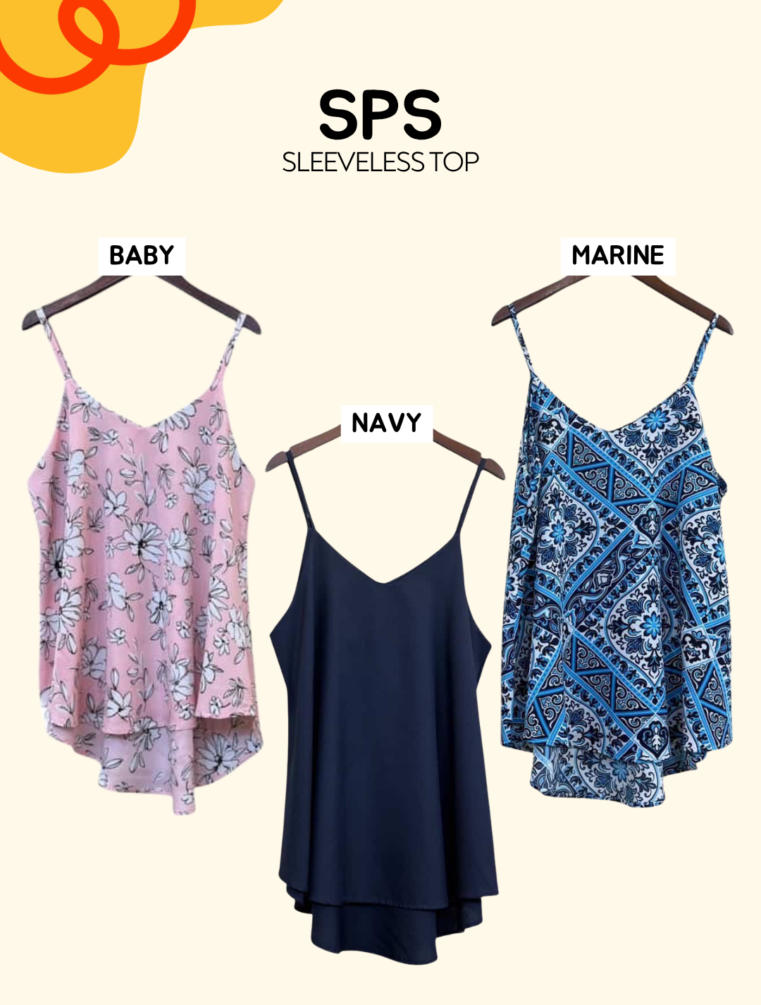SPS Printed Sleeveless Top