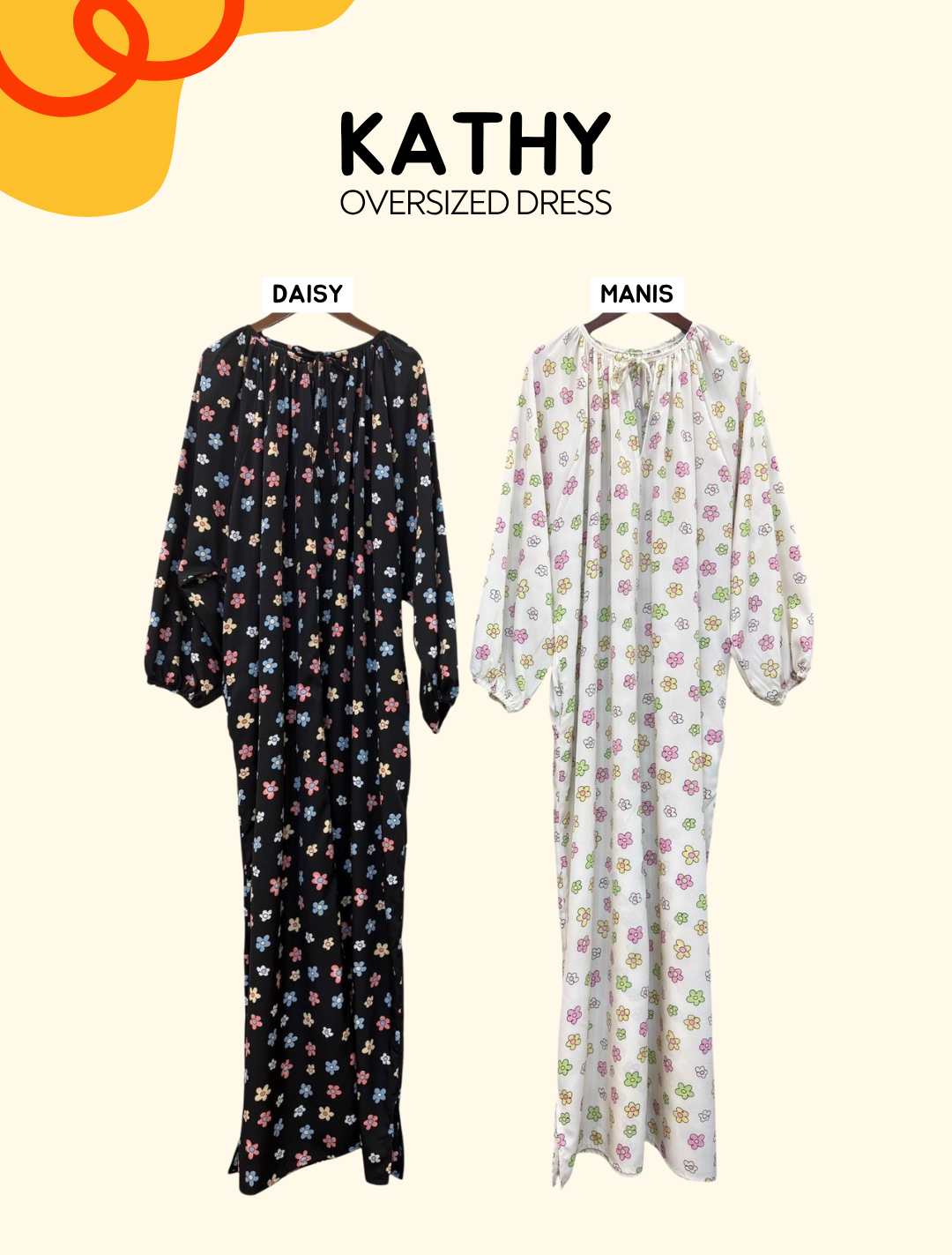 Kathy Oversized Ironless Dress