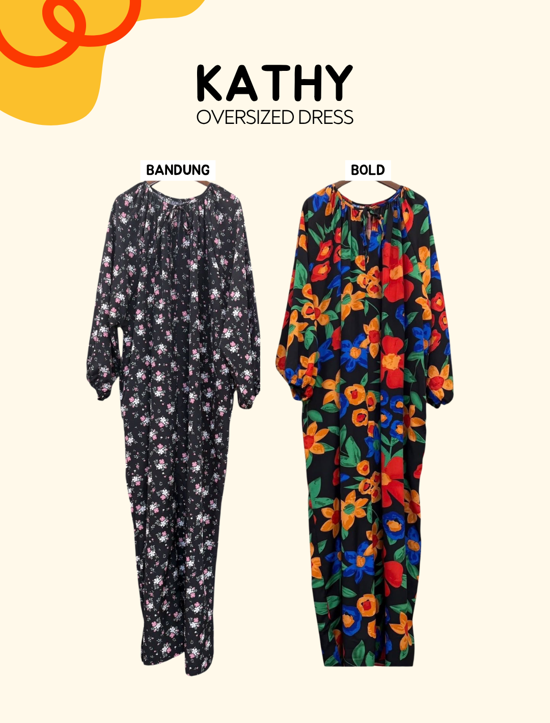 Kathy Oversized Ironless Dress