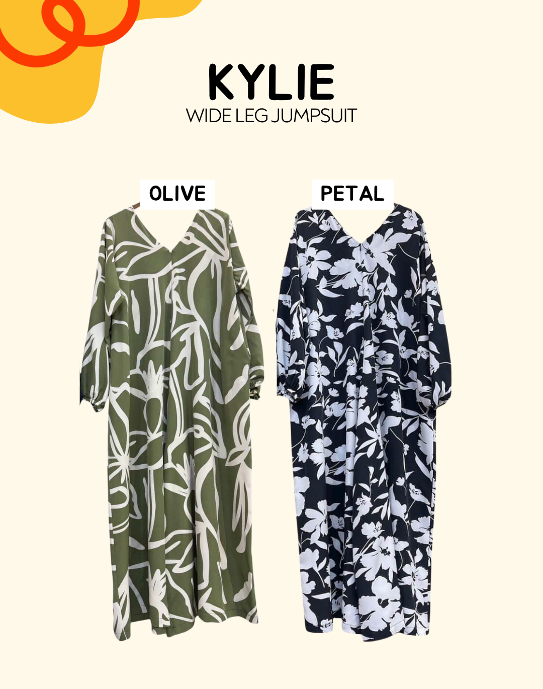 Kylie Wide Leg Jumpsuit