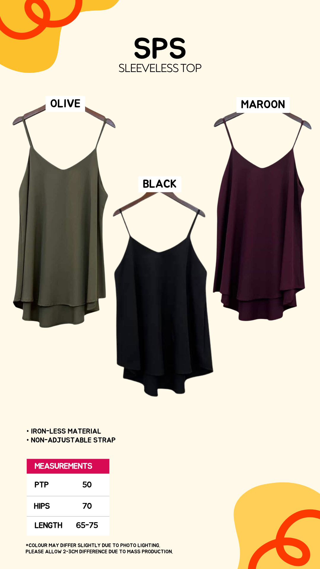 SPS Printed Sleeveless Top