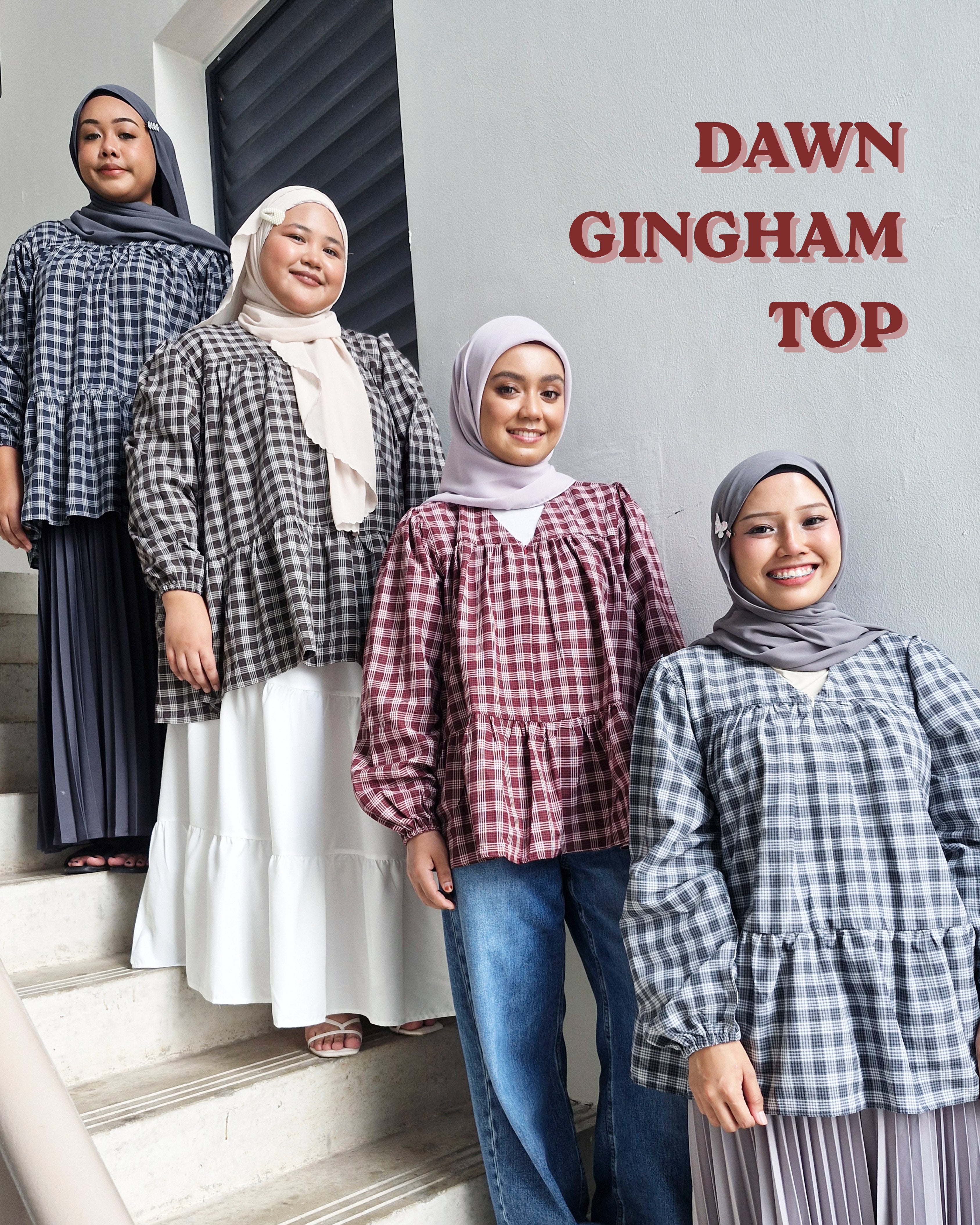 Dawn Gingham Top