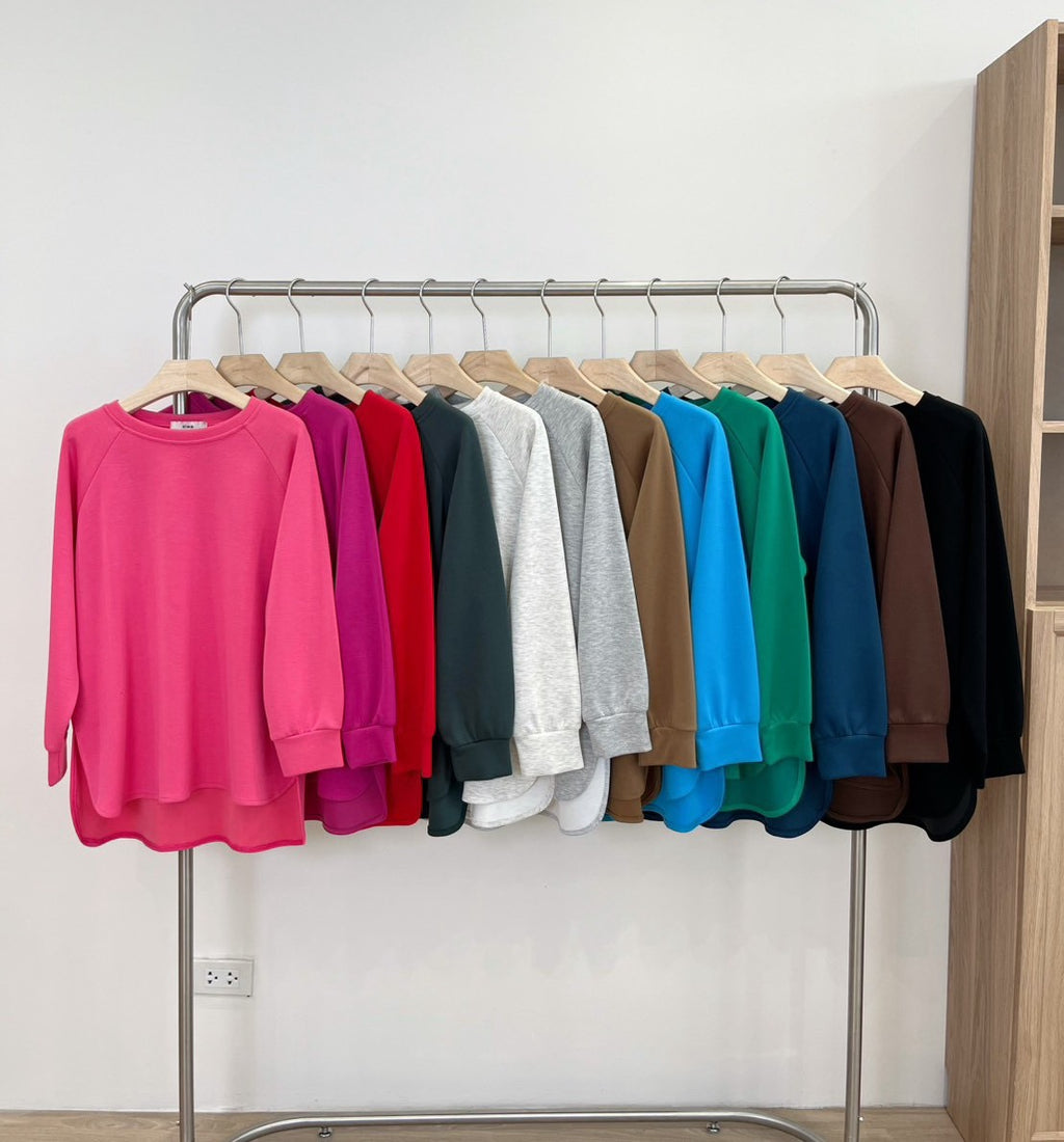 Ari Curved Comfortable Pullover