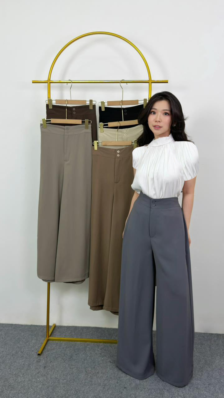 Wahidah Flare Buttoned Pants