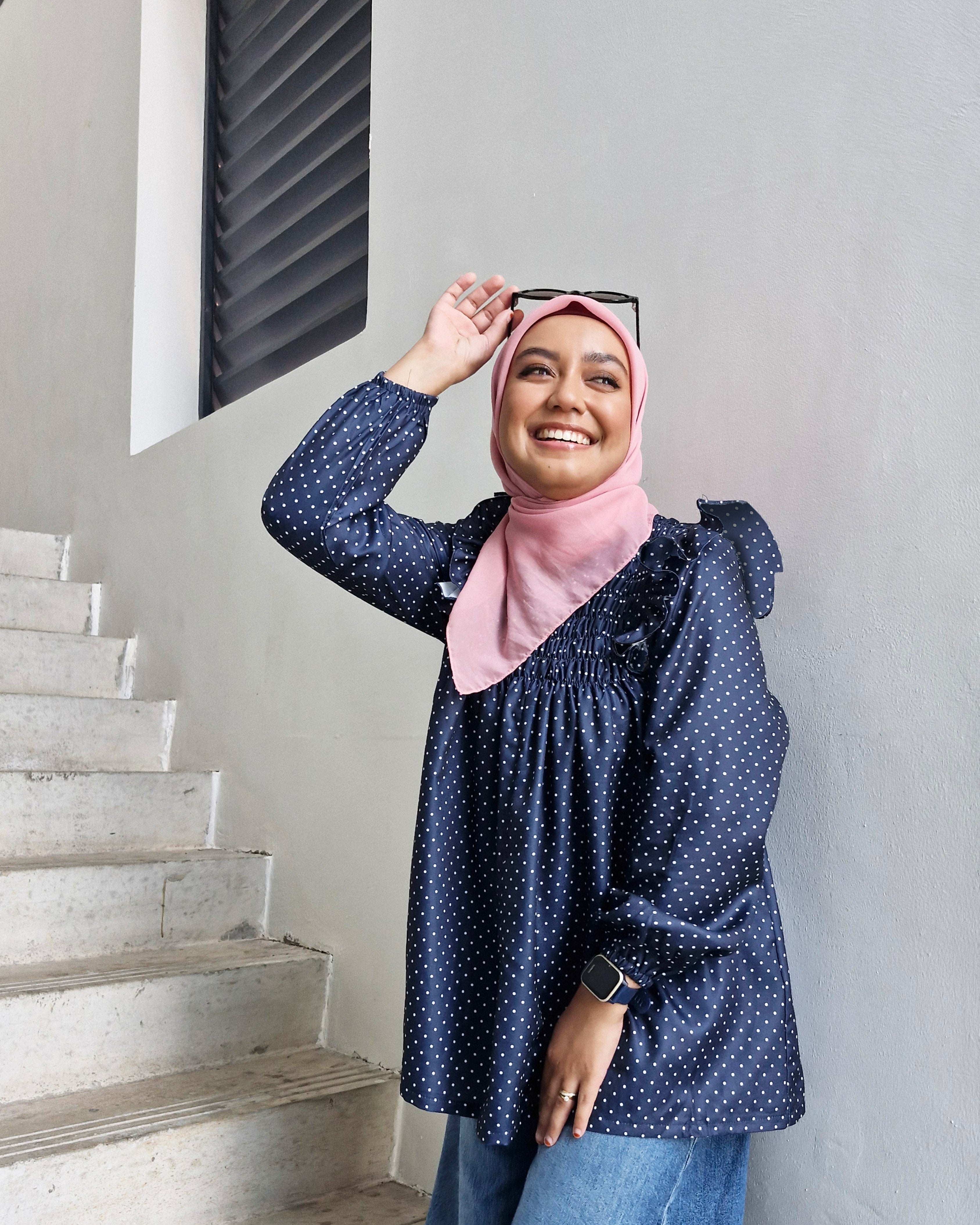 Smock Top Polka (Ruffles & Non-Ruffles)