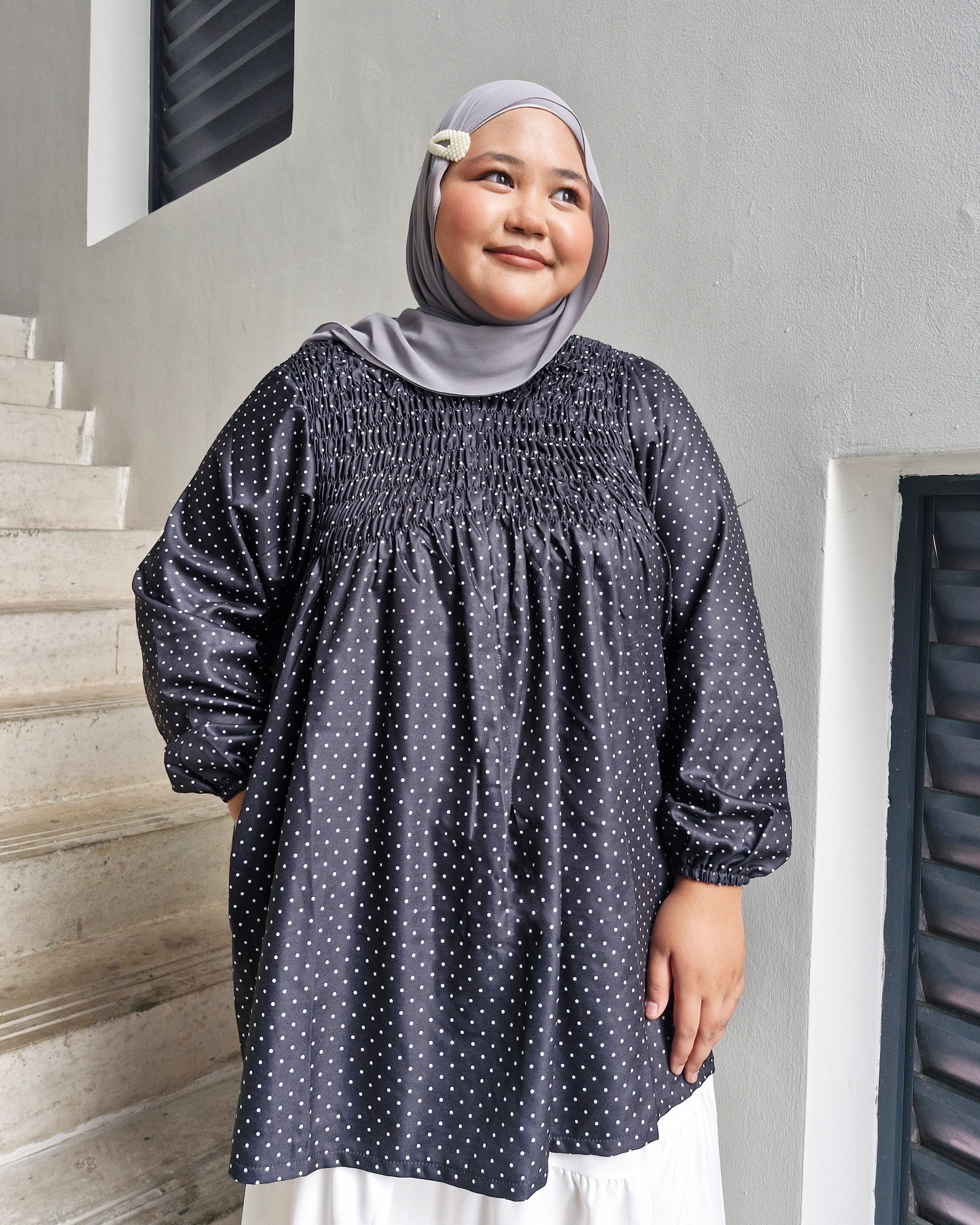 Smock Top Polka (Ruffles & Non-Ruffles)