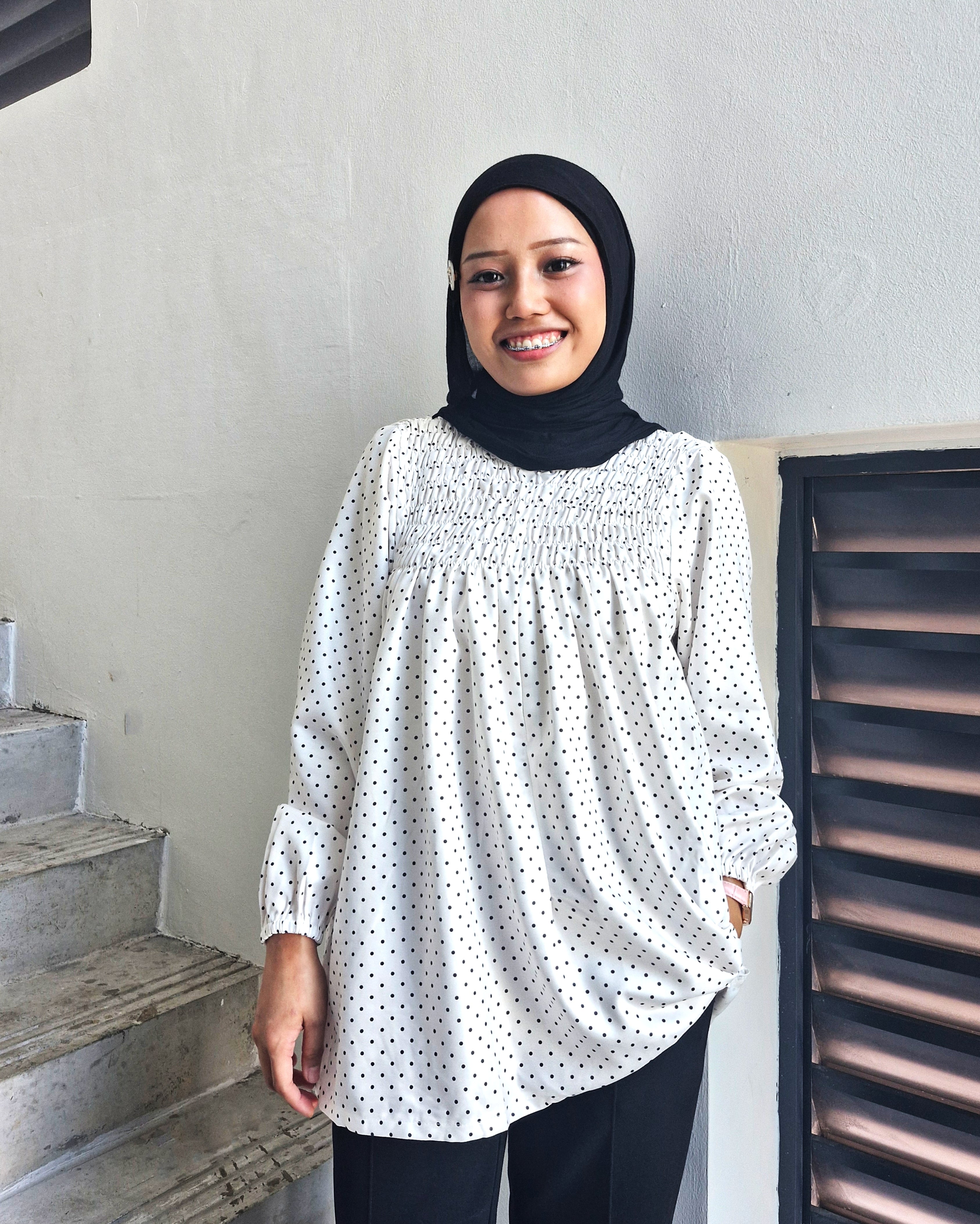 Smock Top Polka (Ruffles & Non-Ruffles)