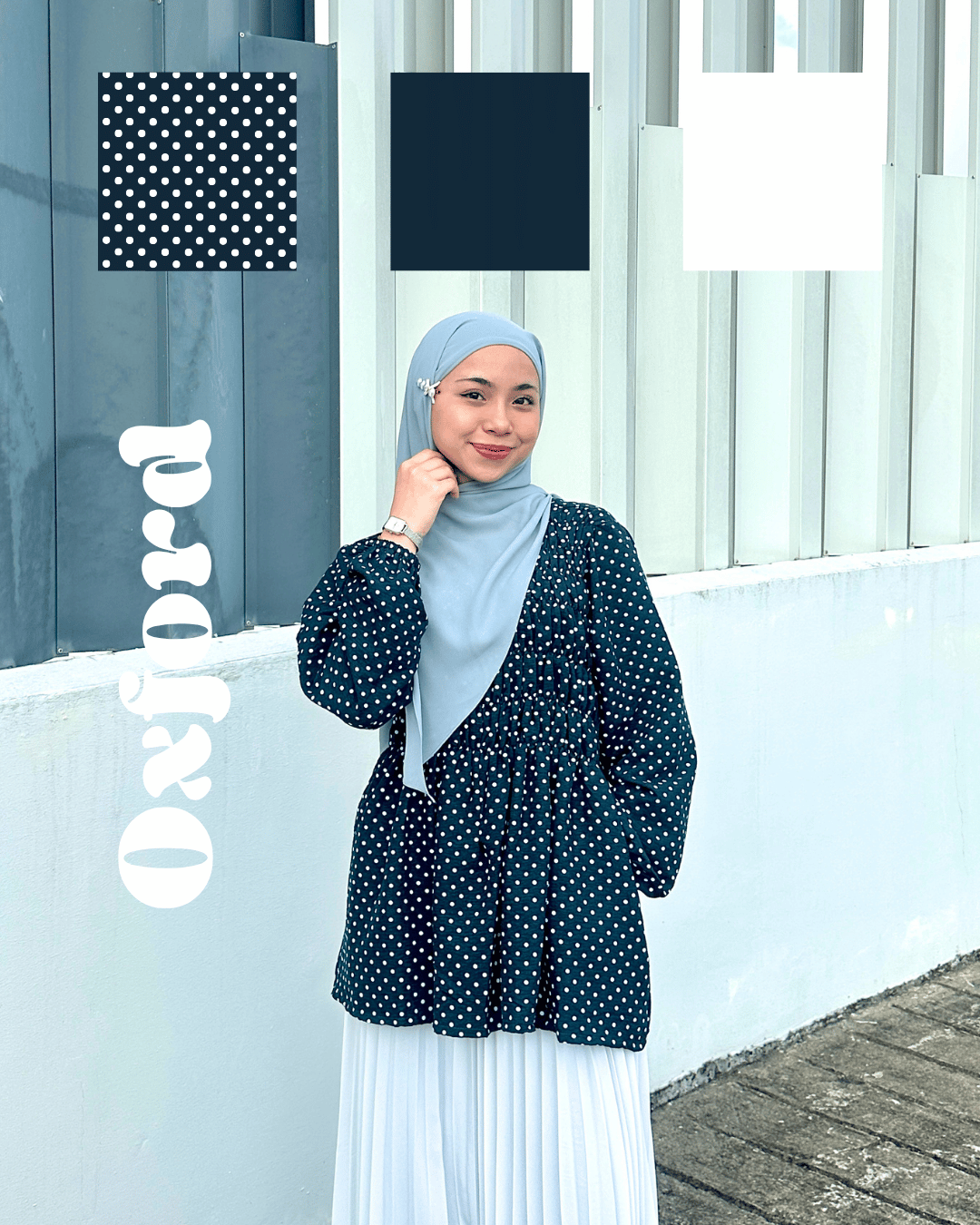 Bree Polka Smock Top