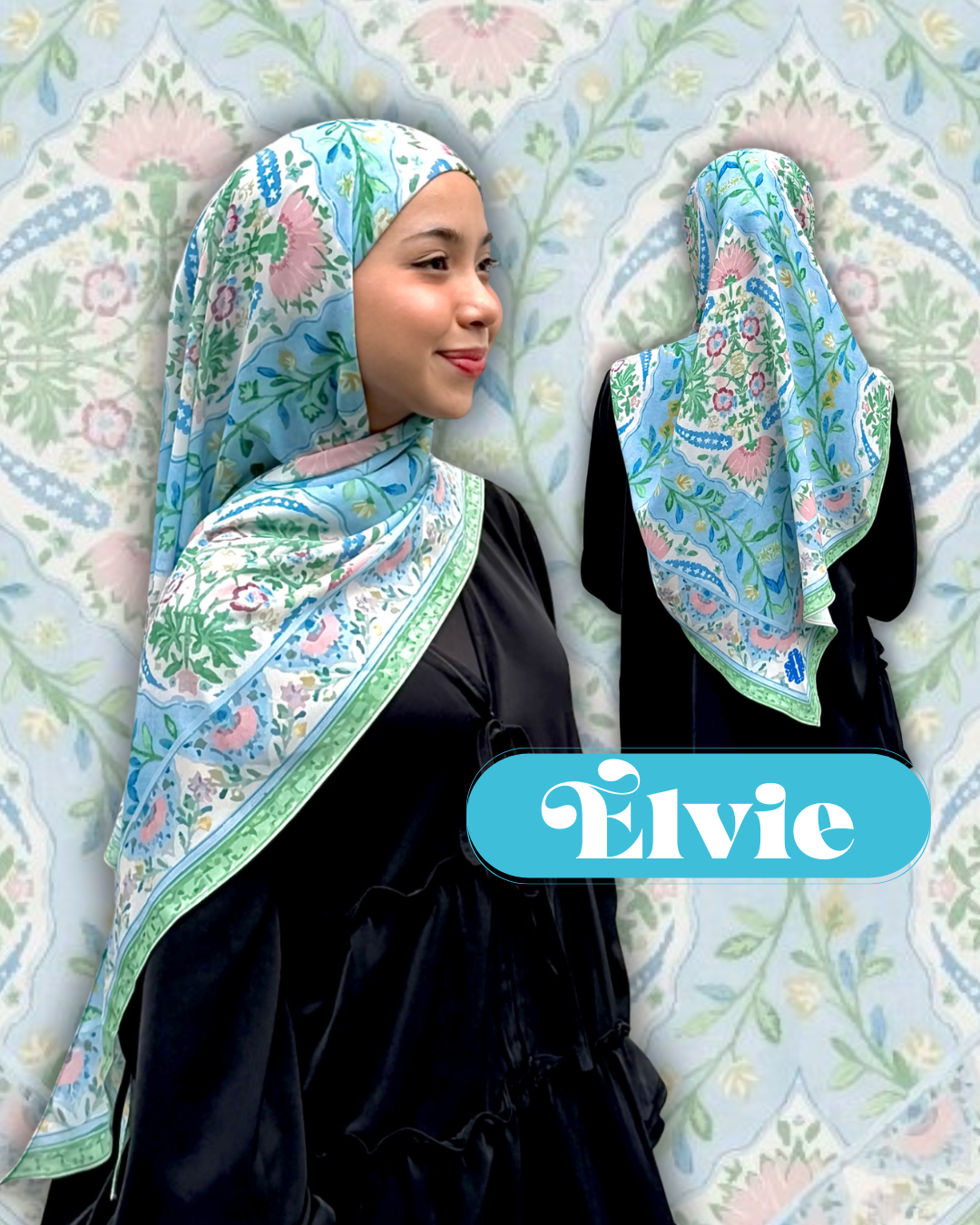 Secret Garden Hijab Collection (2M Shawl, 2M Shawl With Inner, 50" Bawal, 50" Instant Bawal With Inner)