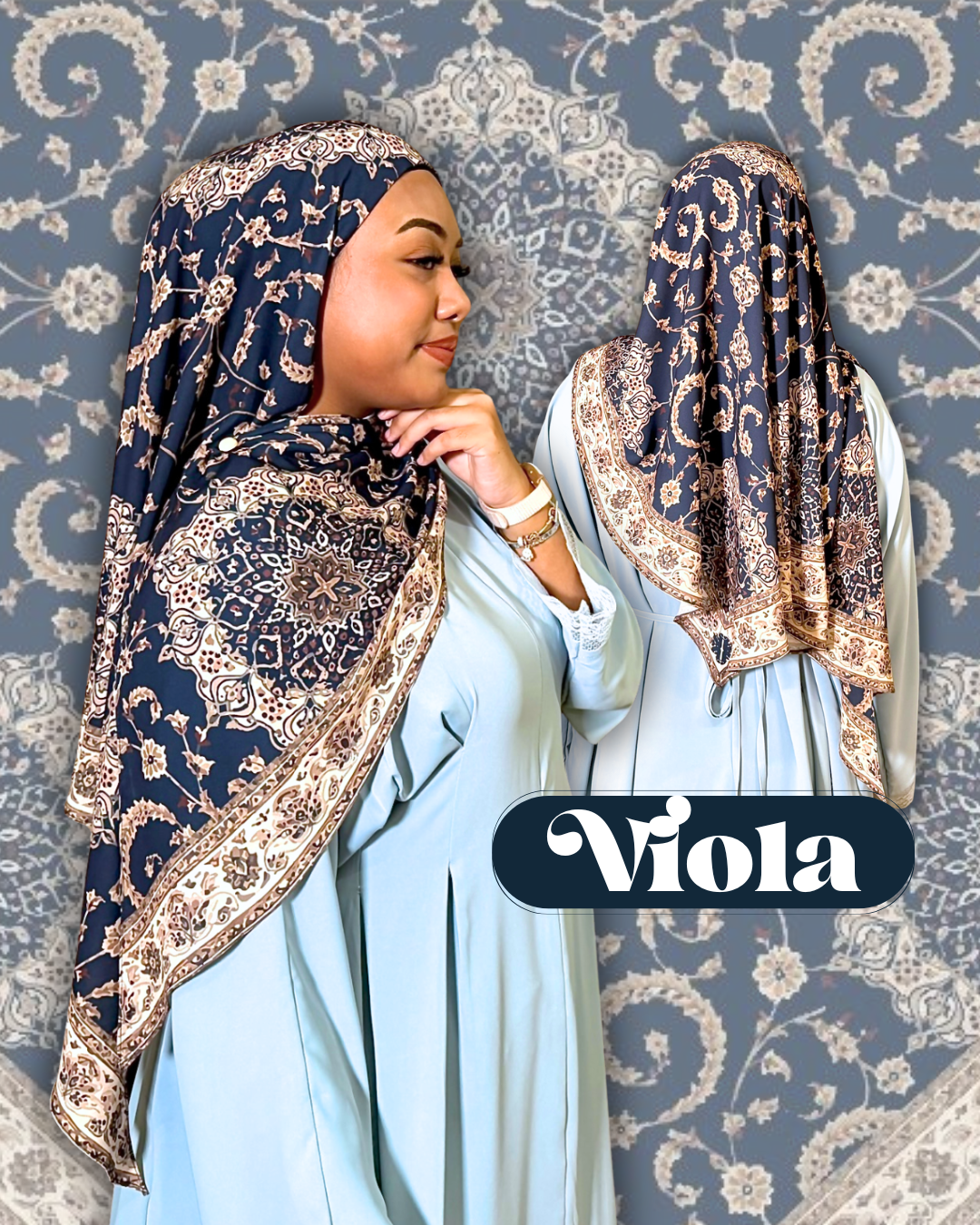Secret Garden Hijab Collection (2M Shawl, 2M Shawl With Inner, 50" Bawal, 50" Instant Bawal With Inner)
