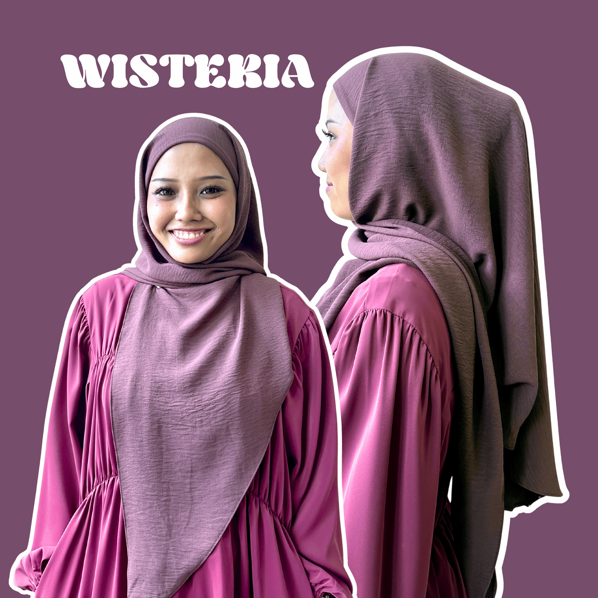 Plain Series: Instant Bawal Hijab in Crinkle
