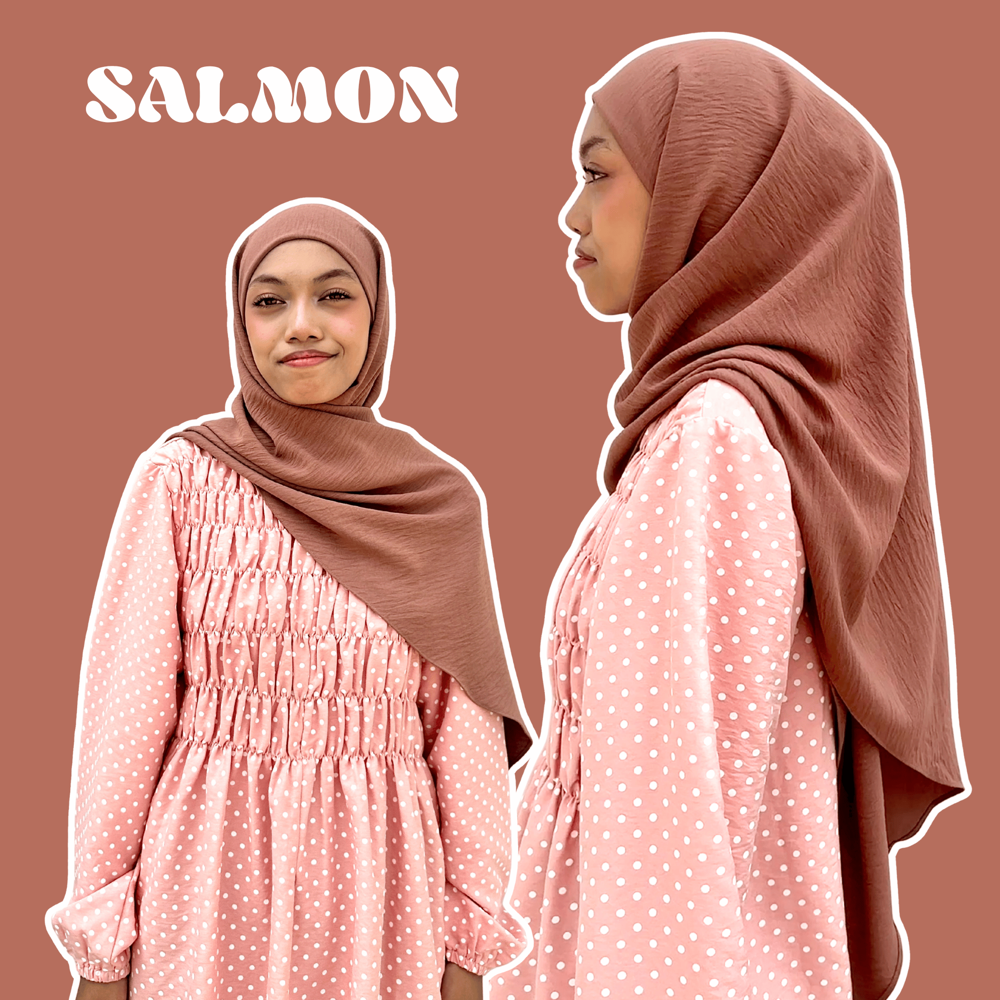 Plain Series: Instant Bawal Hijab in Crinkle