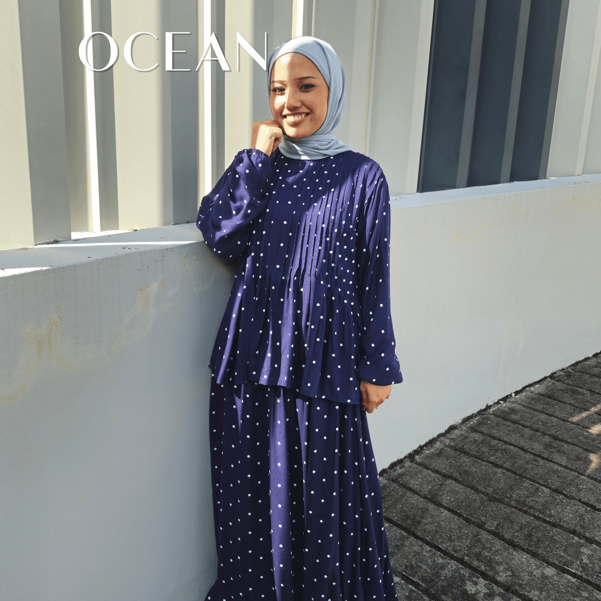 Freya Rayon Pleated Skirt Set