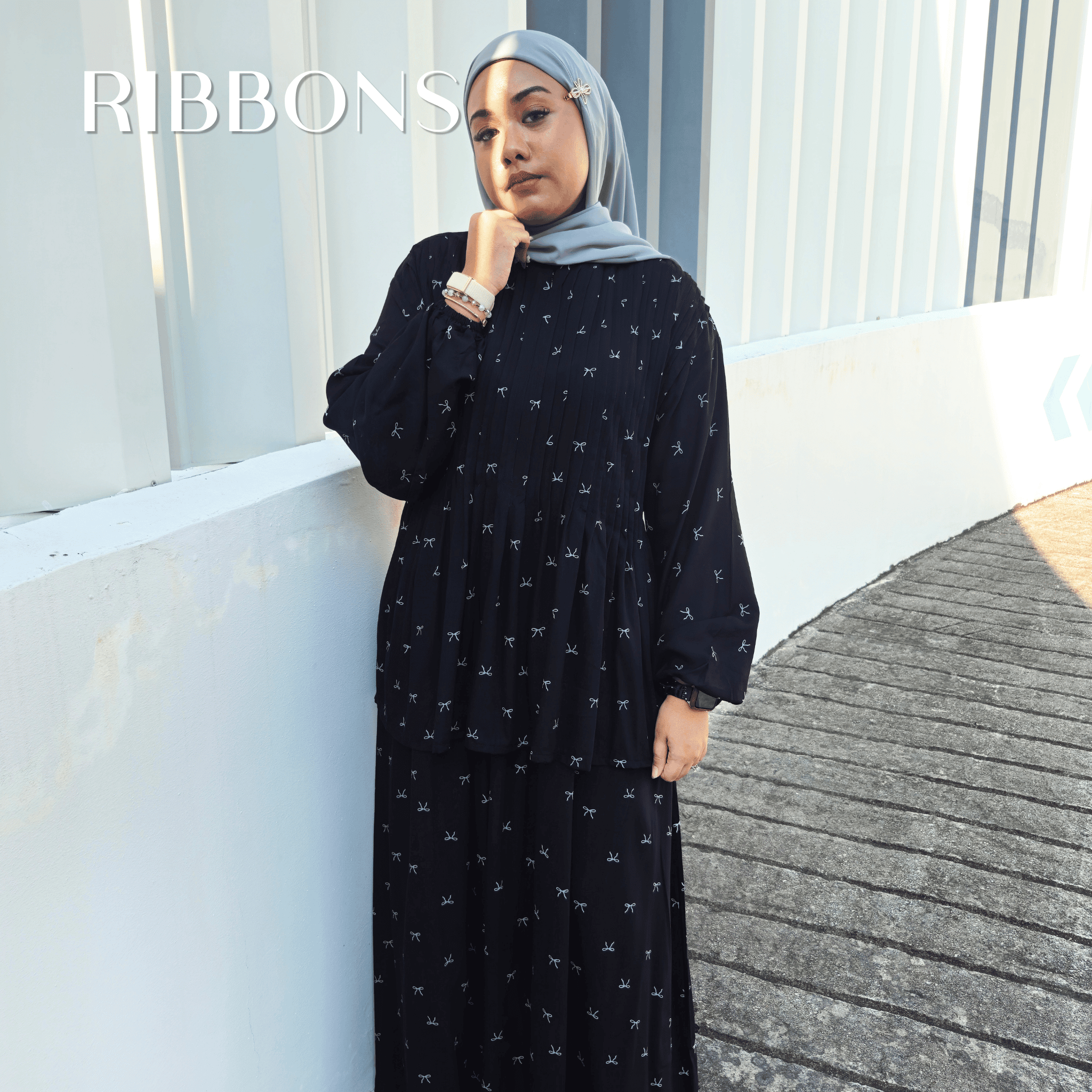Freya Rayon Pleated Skirt Set