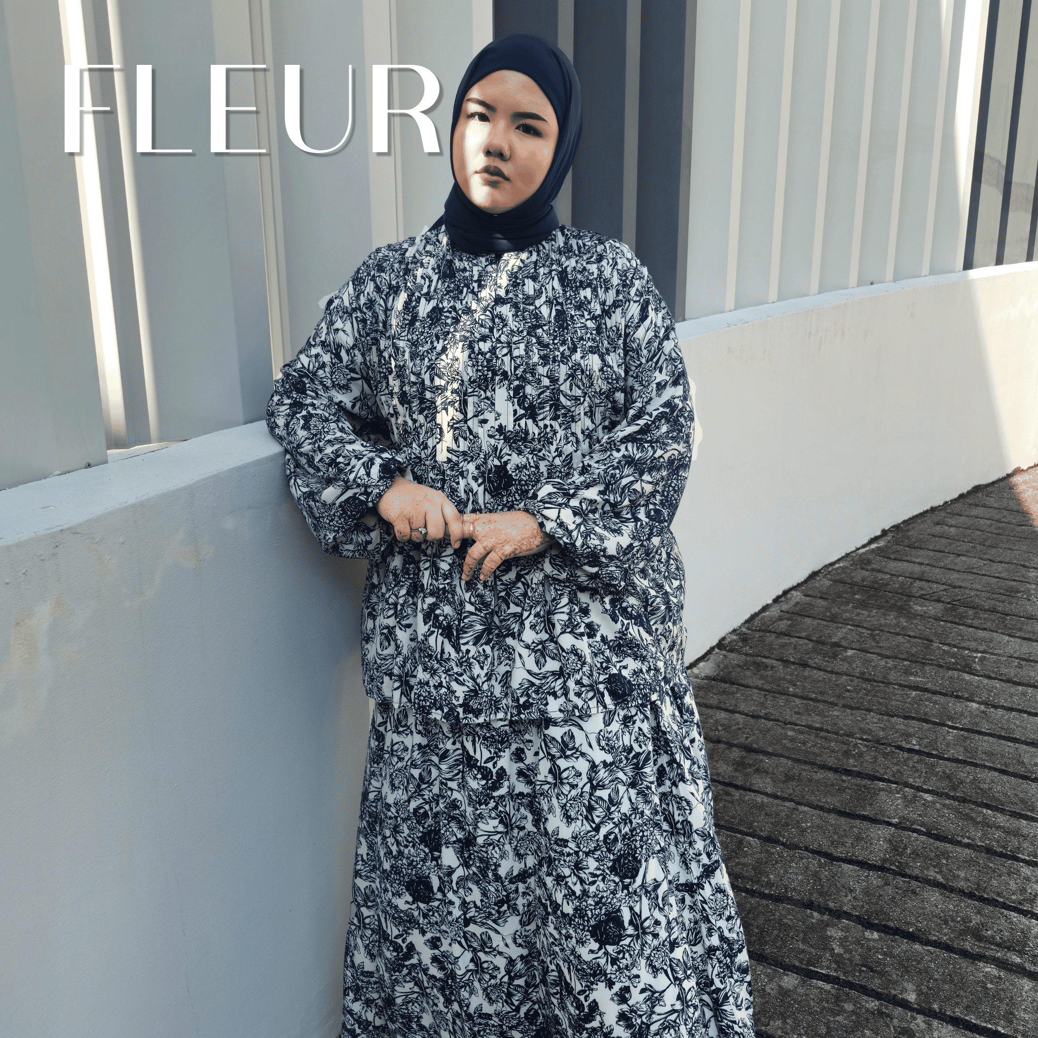Freya Rayon Pleated Skirt Set